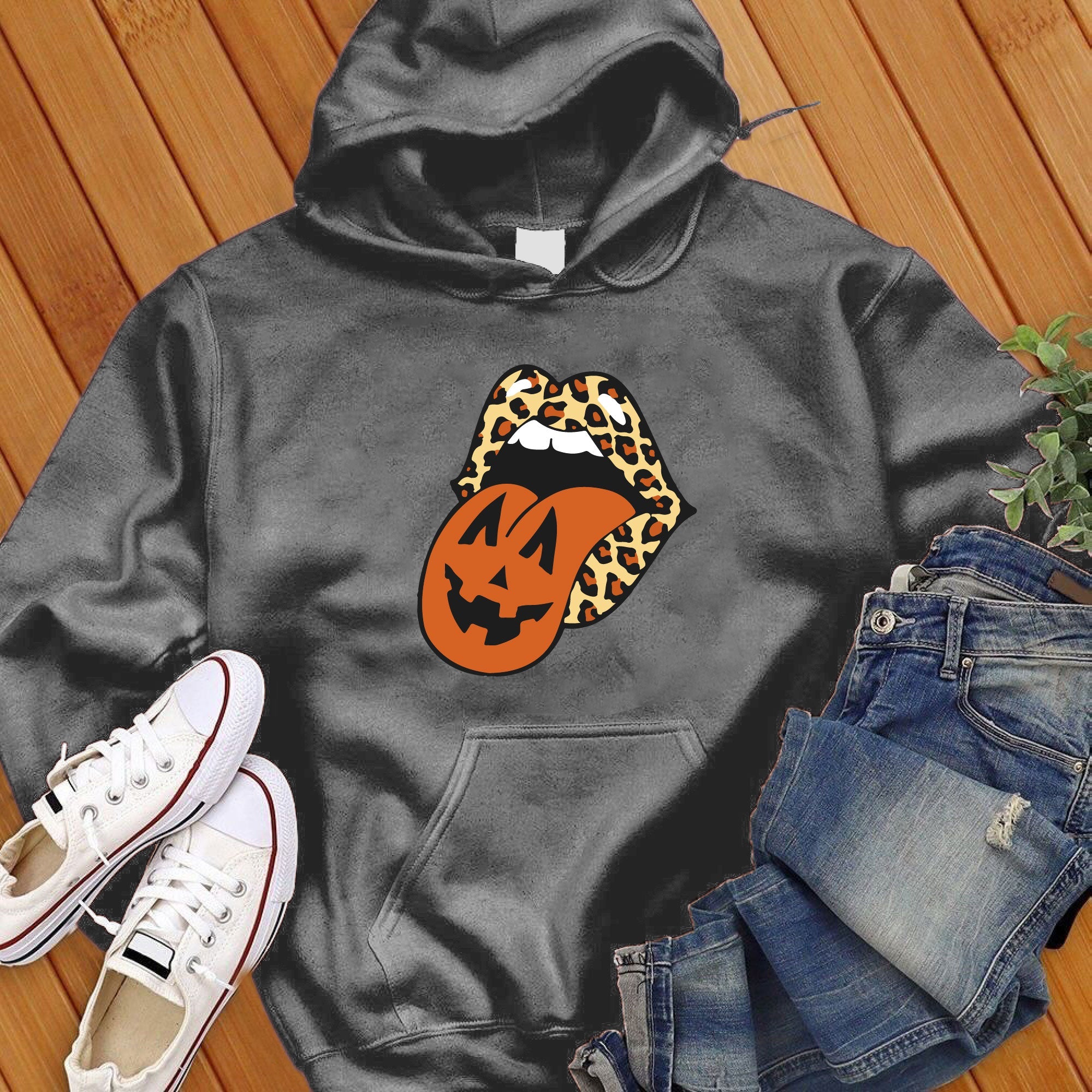 Leopard Lips Halloween Hoodie - Love Tees