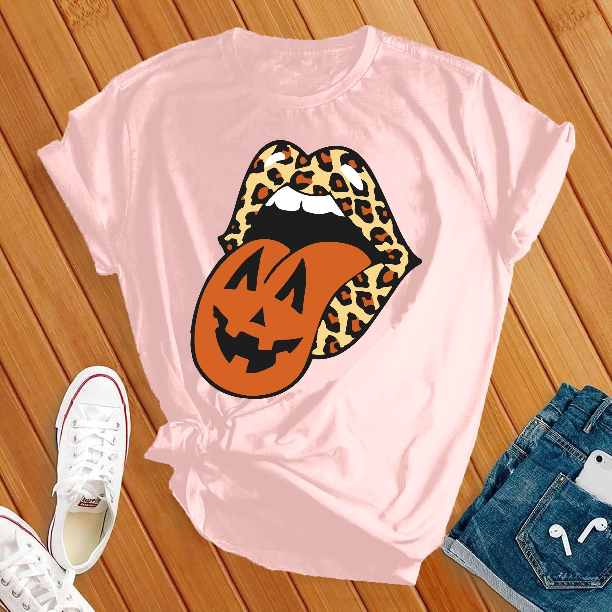 Leopard Lips Halloween Tee - Love Tees