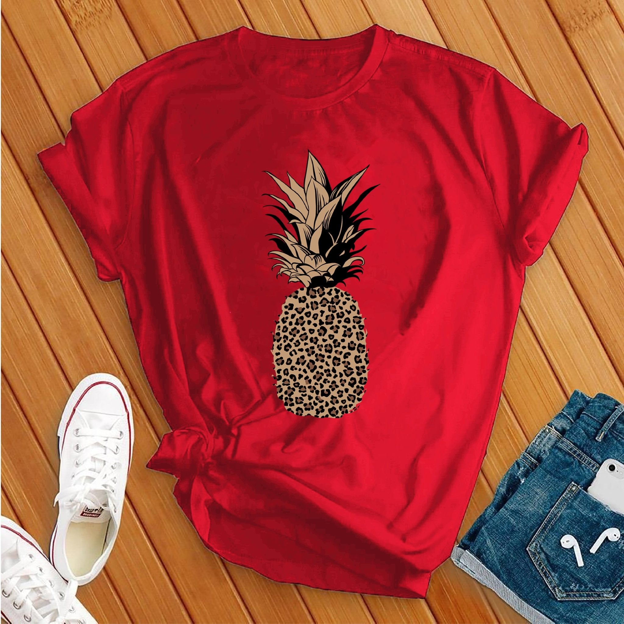 Leopard Pineapple Tee - Love Tees