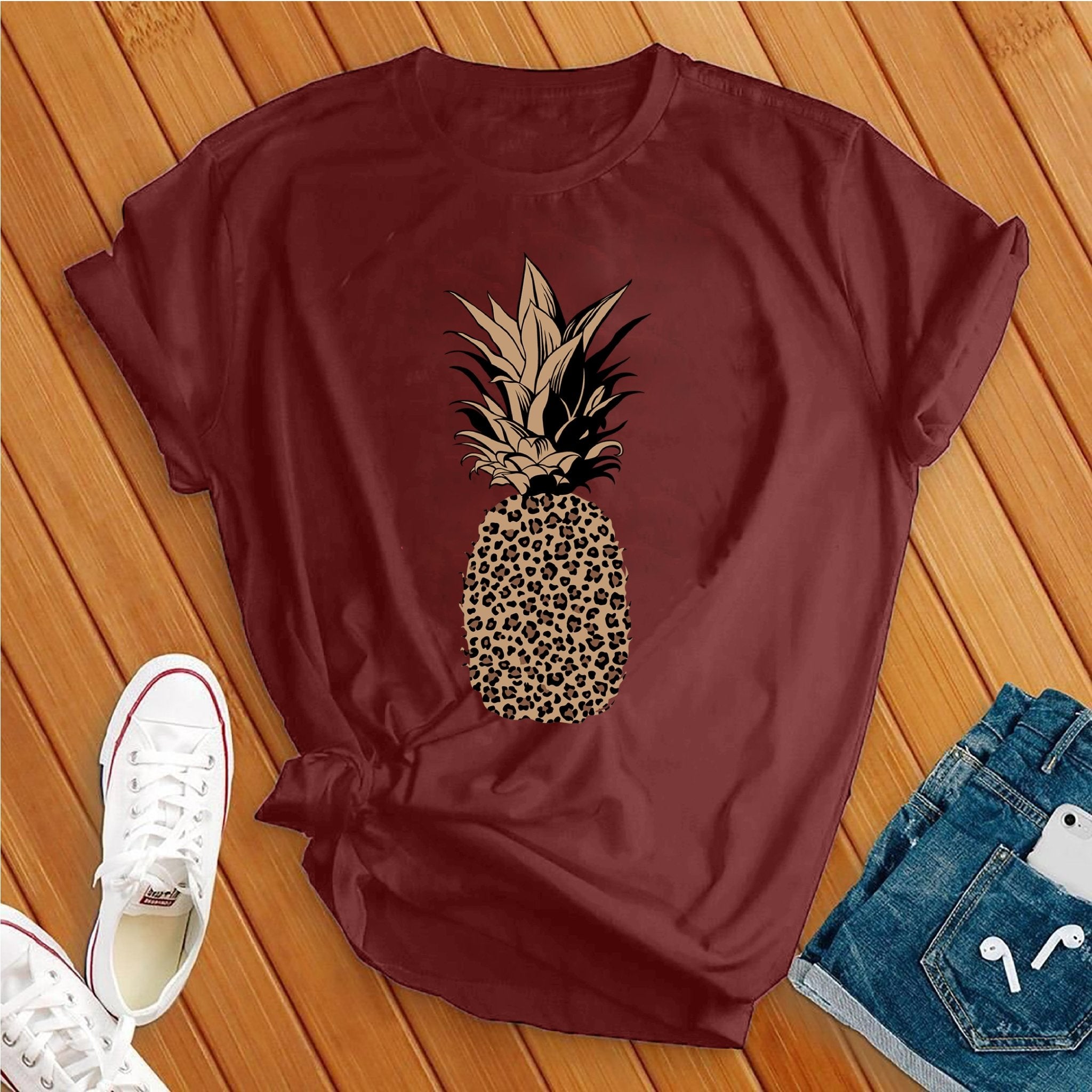 Leopard Pineapple Tee - Love Tees