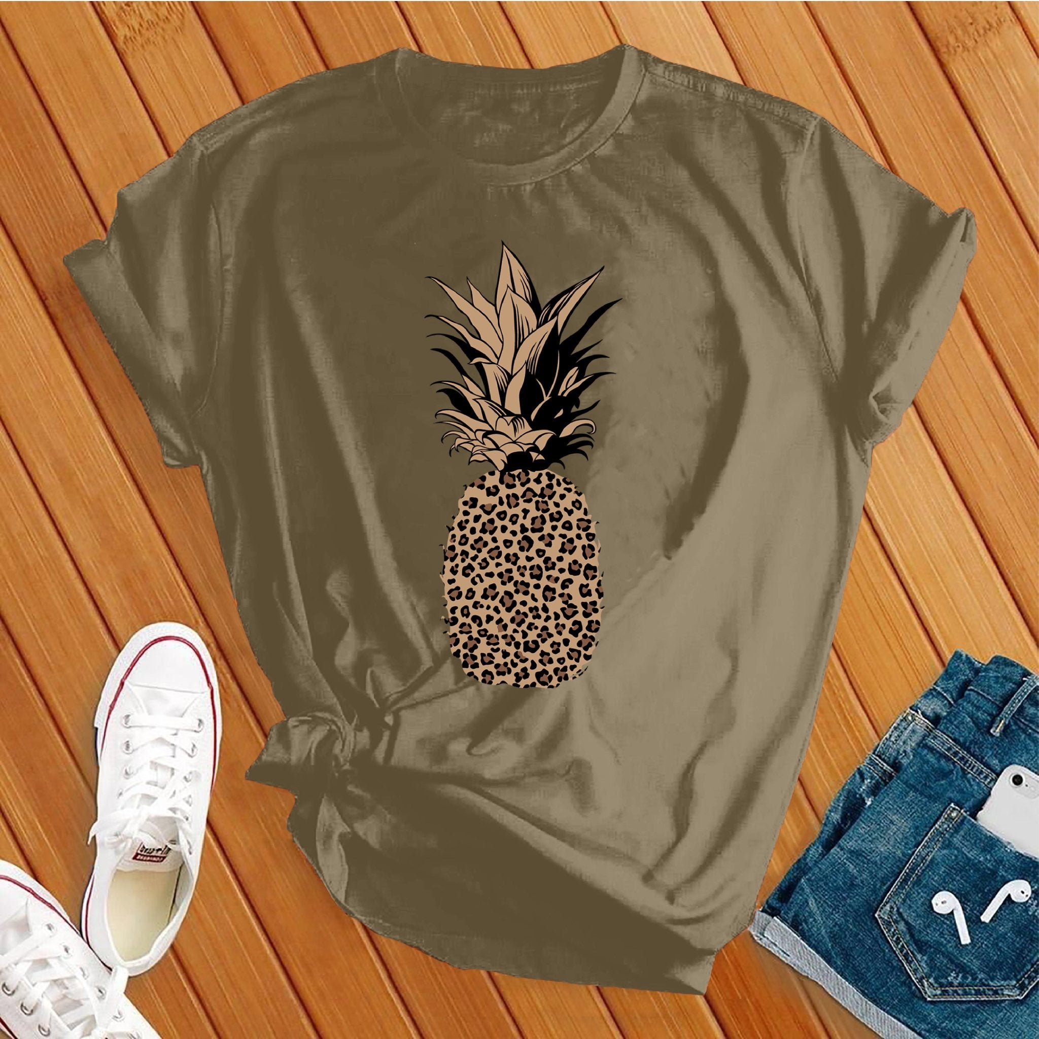 Leopard Pineapple Tee - Love Tees