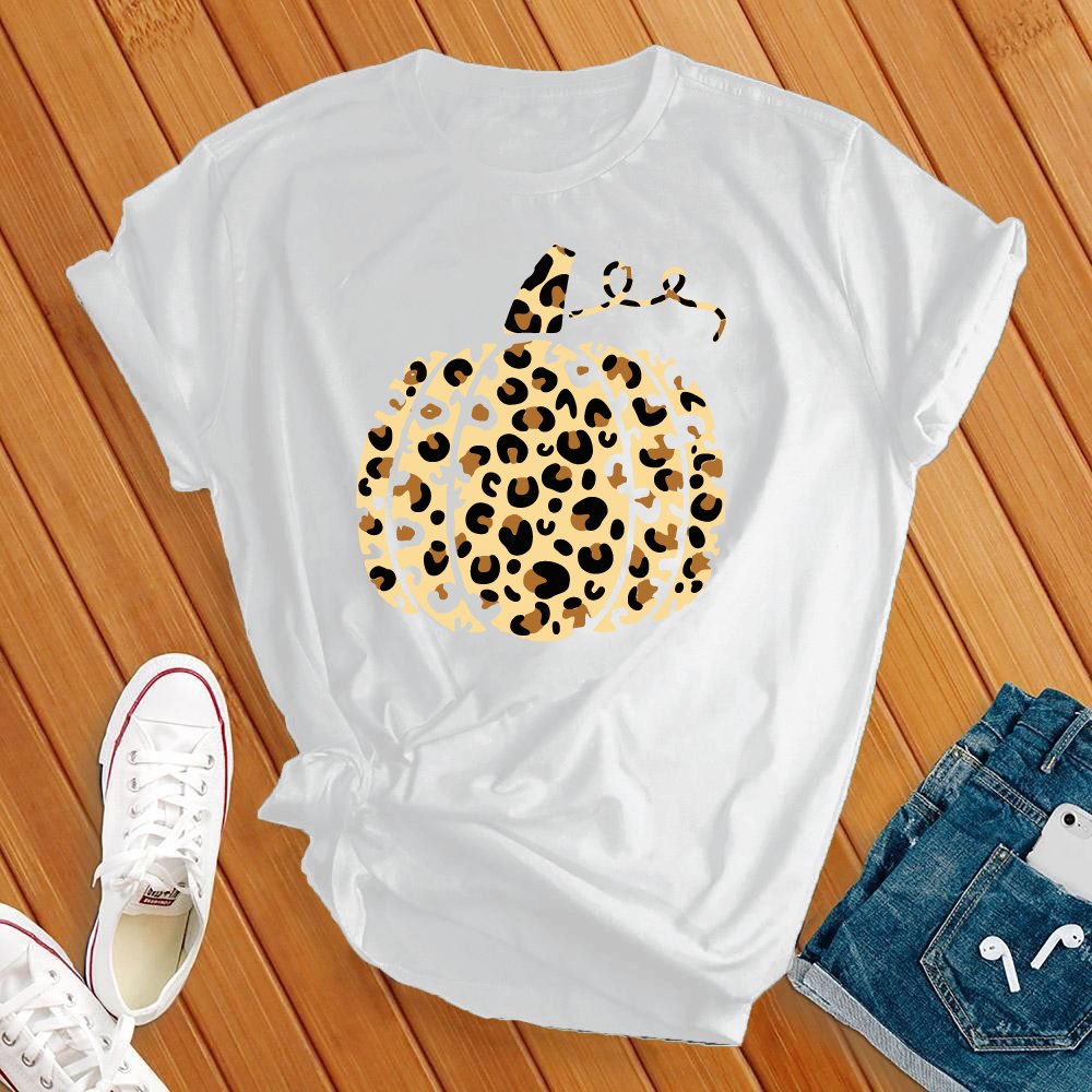 Leopard Pumpkin Tee - Love Tees