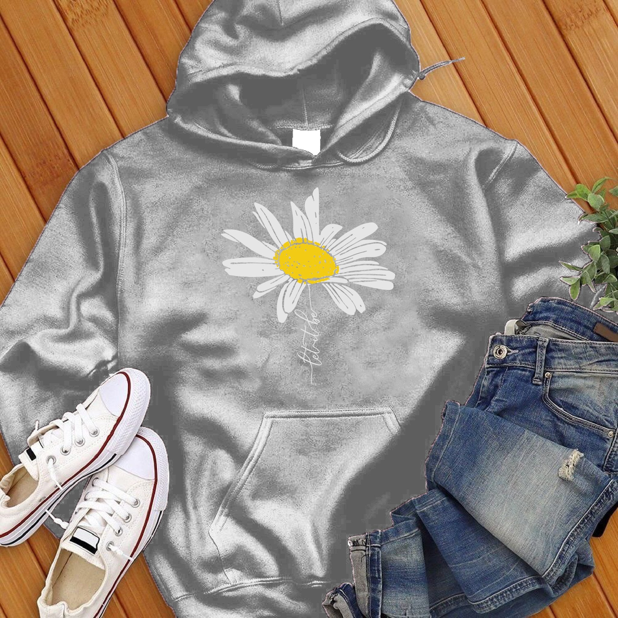 Let It Be Flower Hoodie - Love Tees