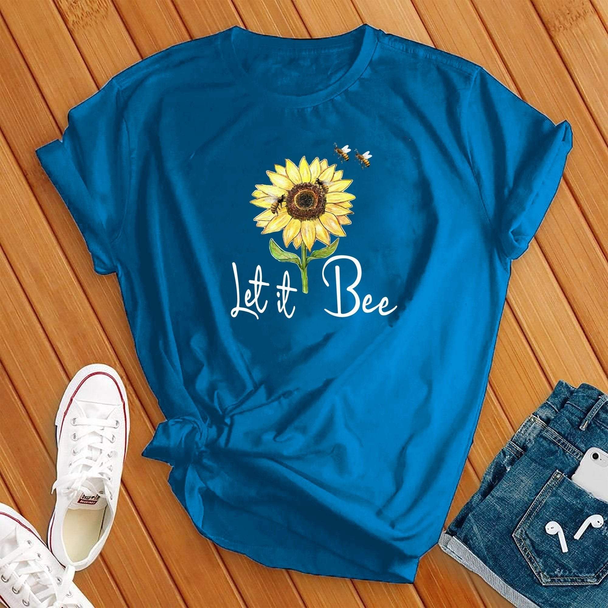 Let It Bee Flower Tee - Love Tees