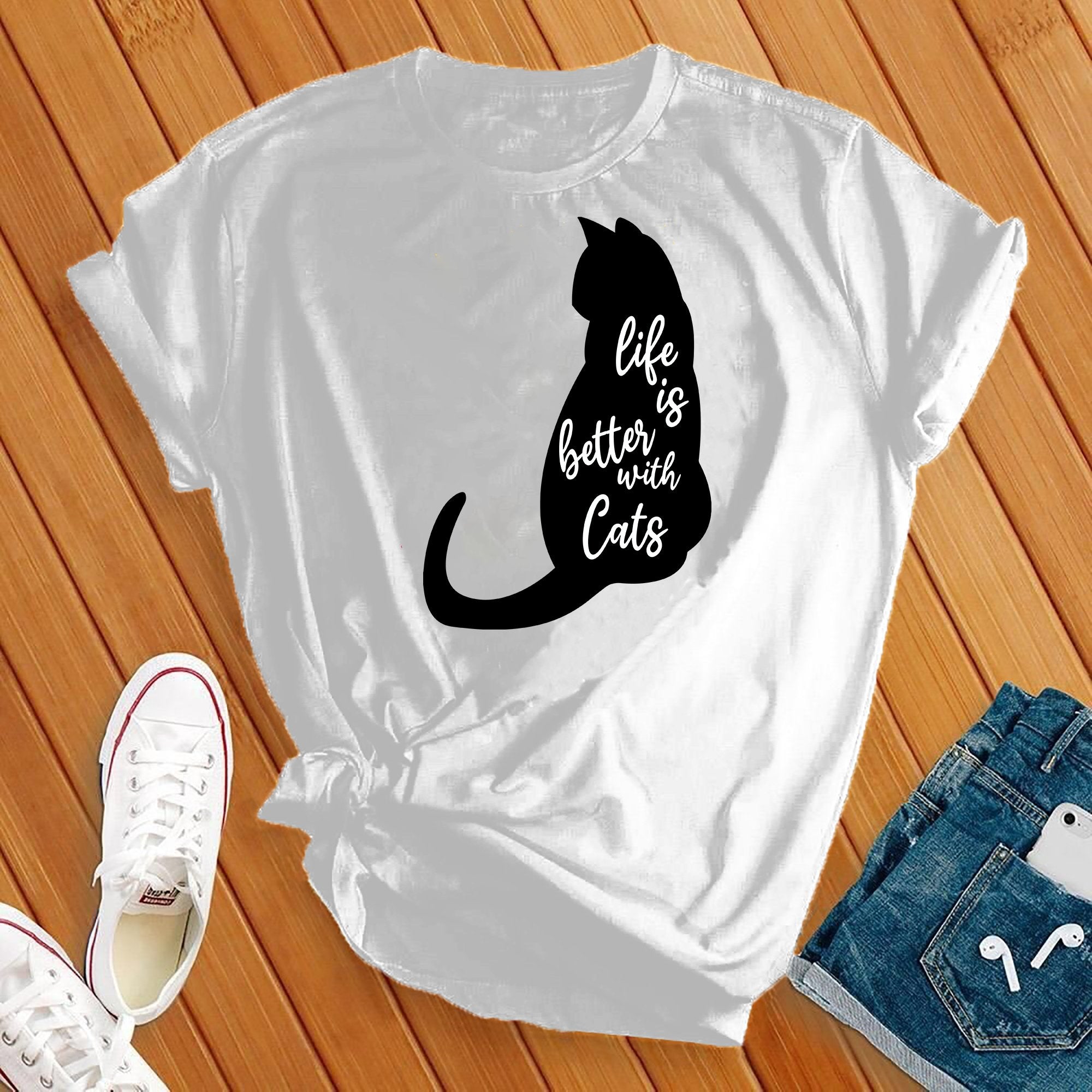 Life Is Better With Cats Tee - Love Tees