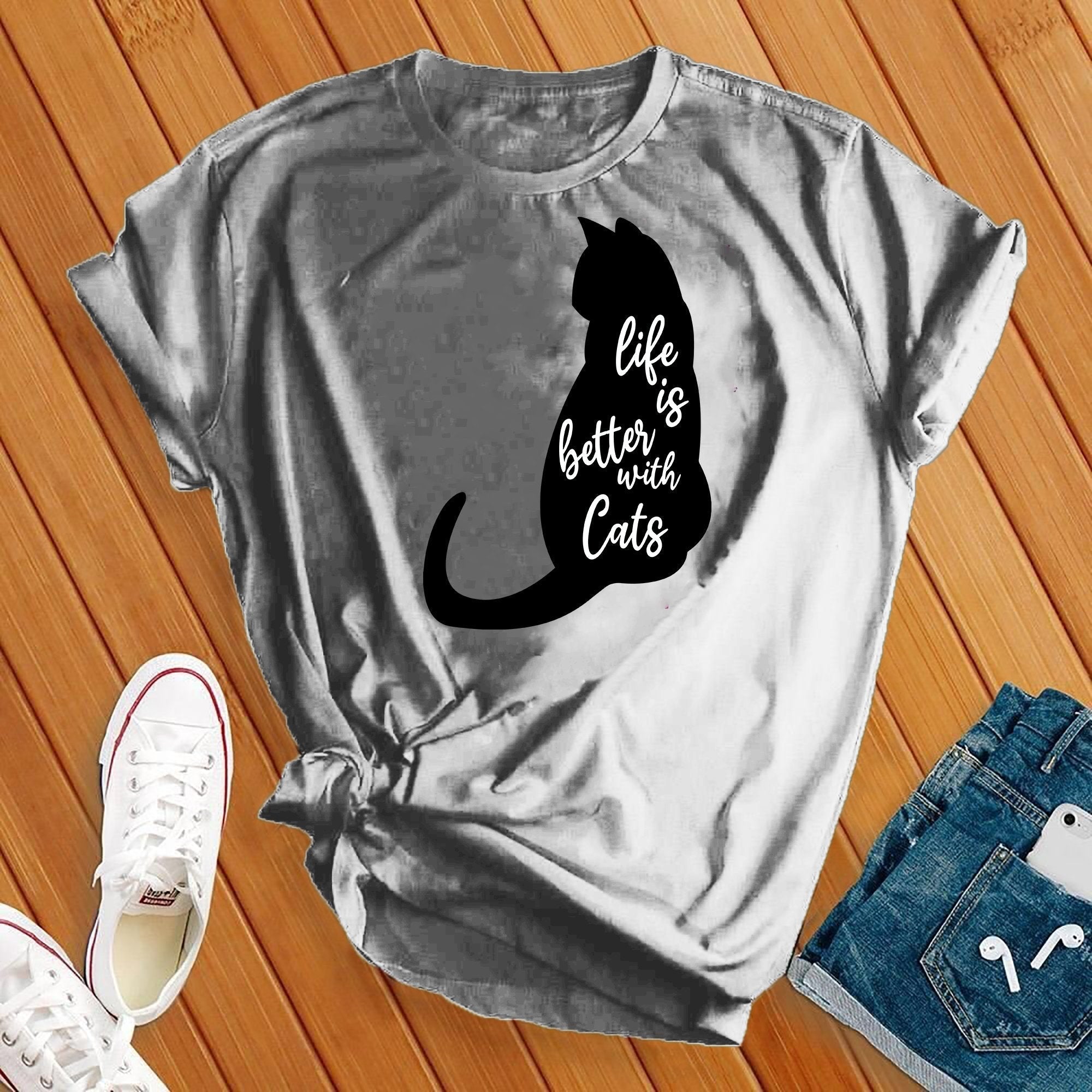 Life Is Better With Cats Tee - Love Tees