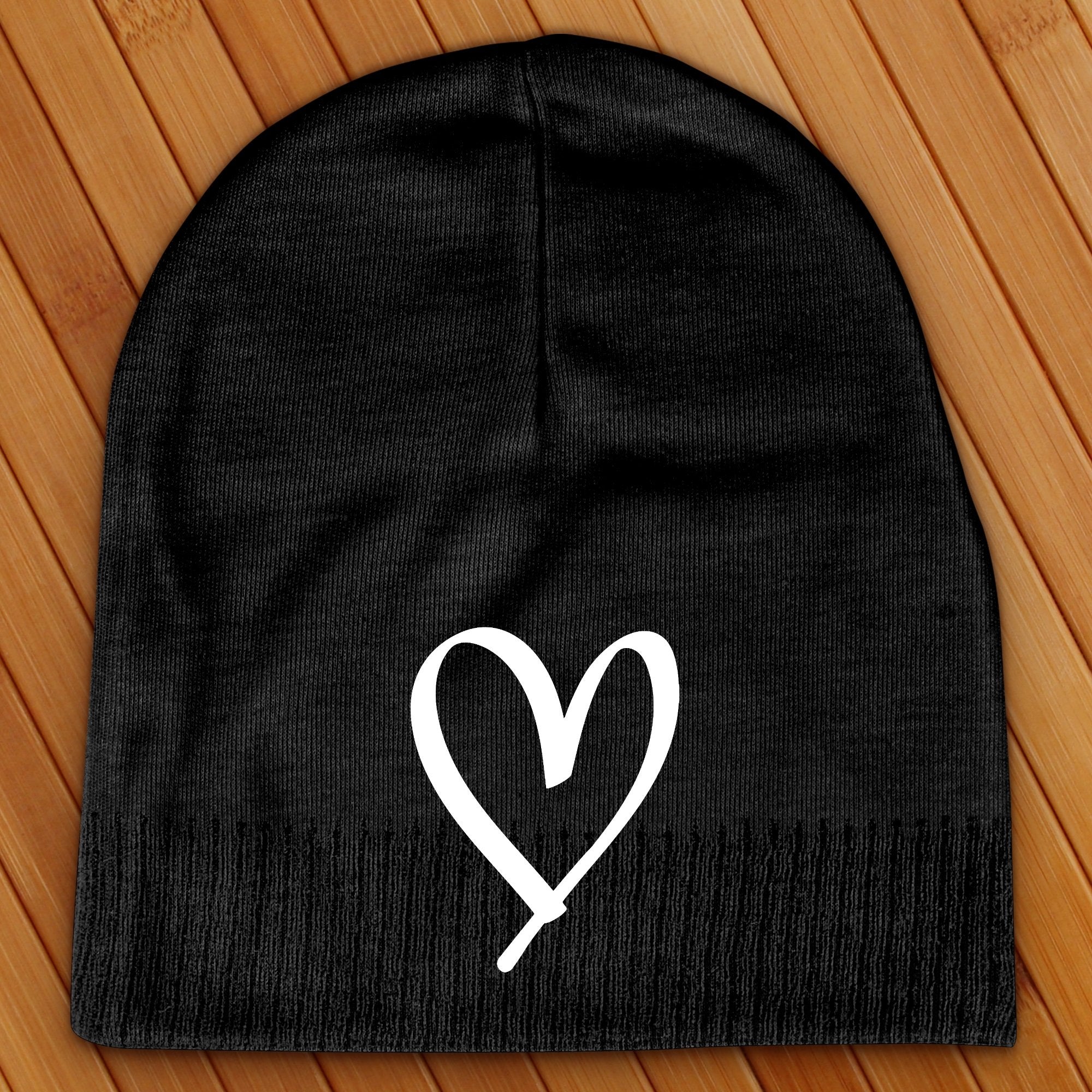 Love Heart Beanie - Love Tees