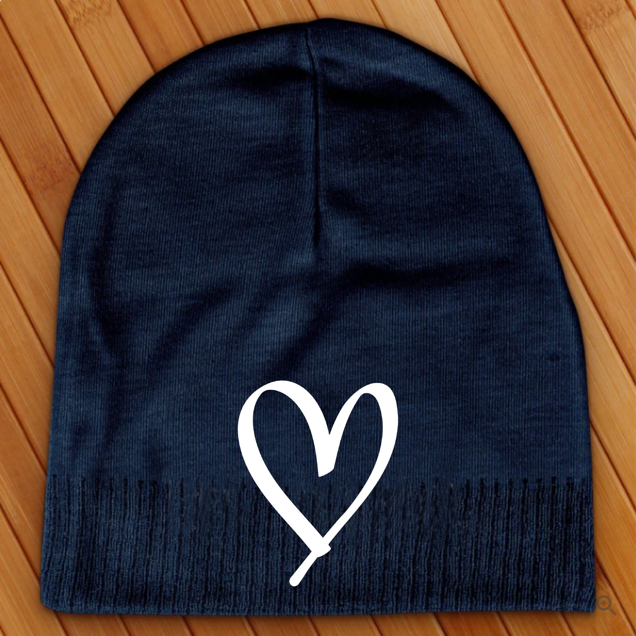 Love Heart Beanie - Love Tees