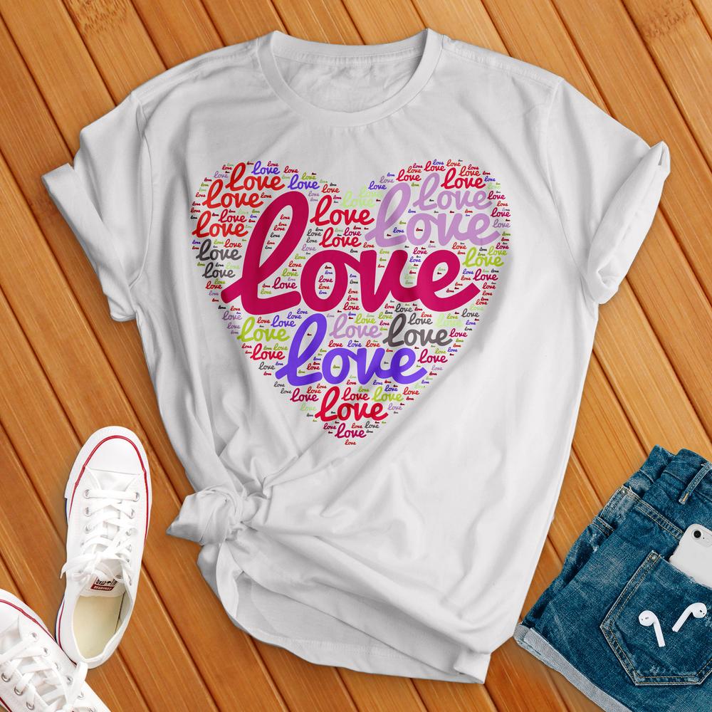 Love Heart Cloud Tee - Love Tees