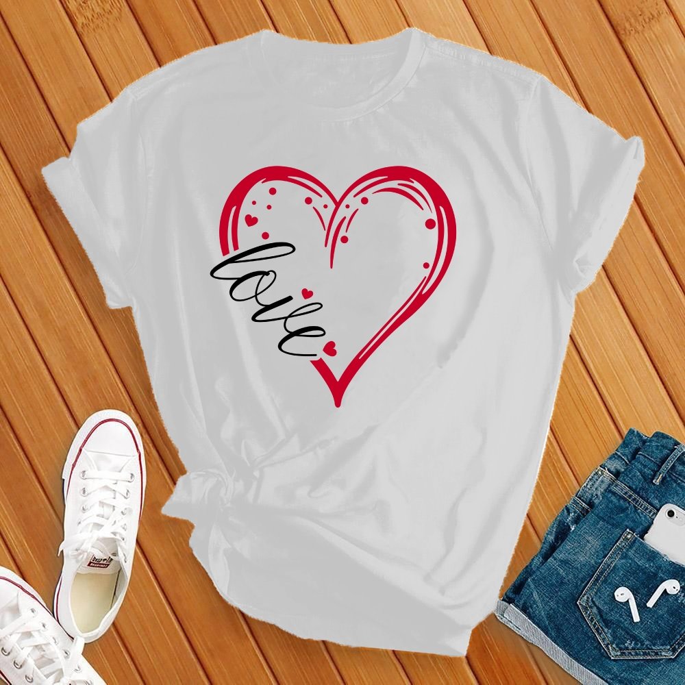 Love Heart Cute Tee - Love Tees