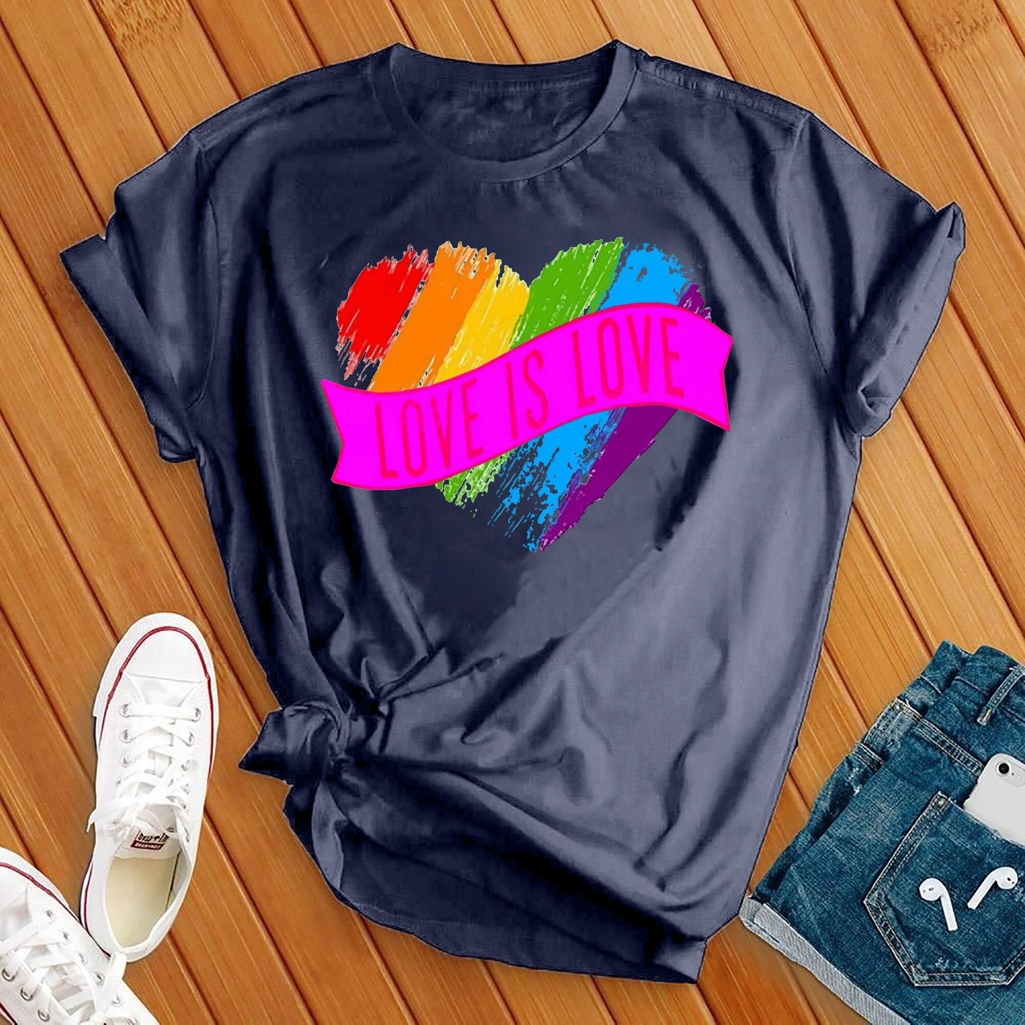 Love Is Love Heart Tee - Love Tees