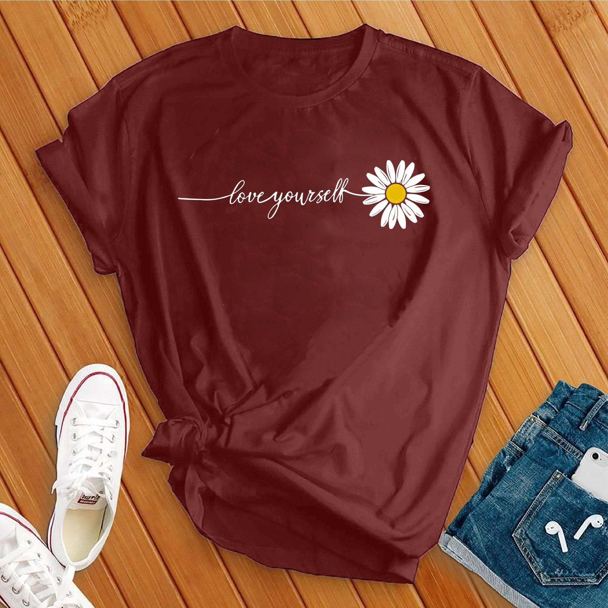 Love Yourself Daisy Tee - Love Tees