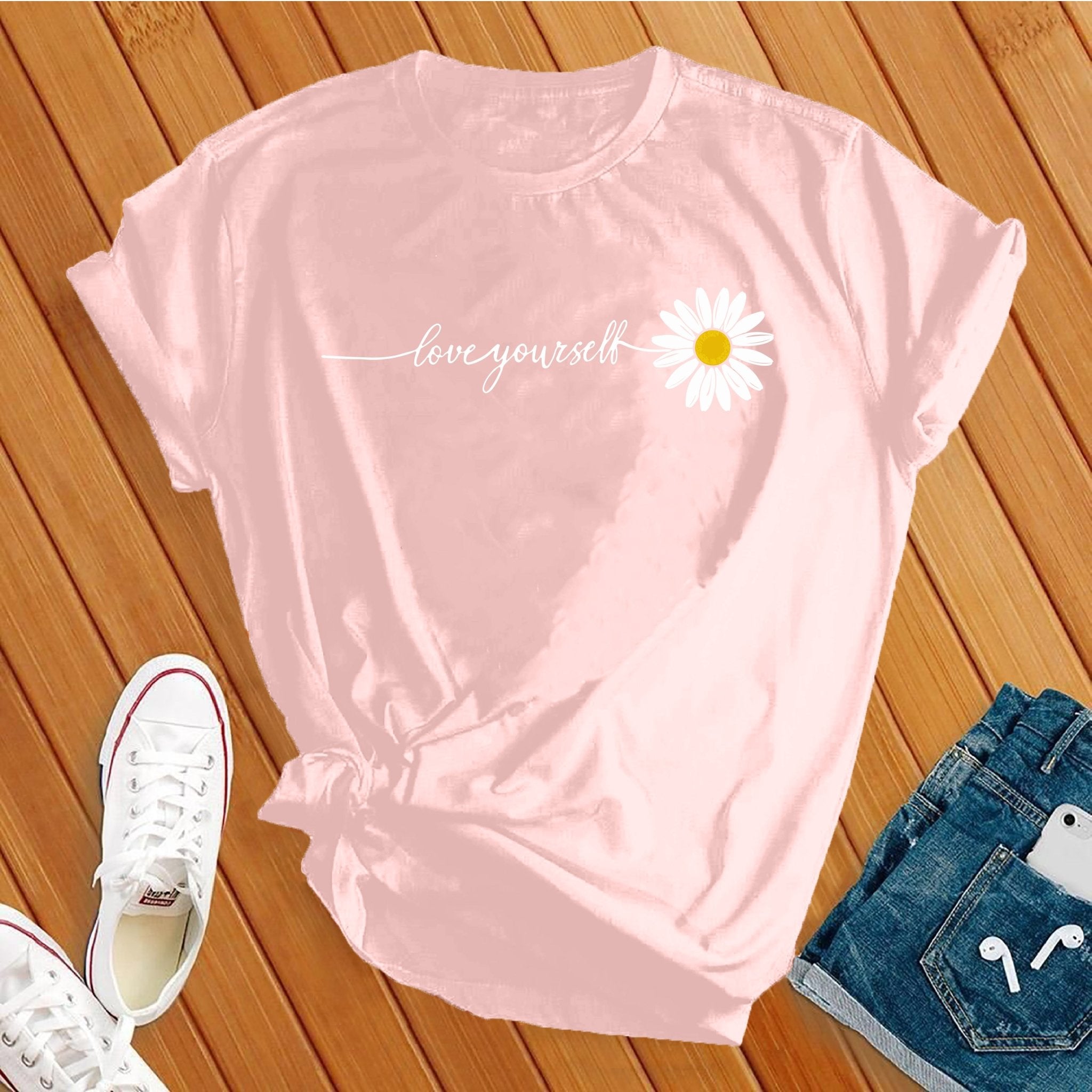 Love Yourself Daisy Tee - Love Tees