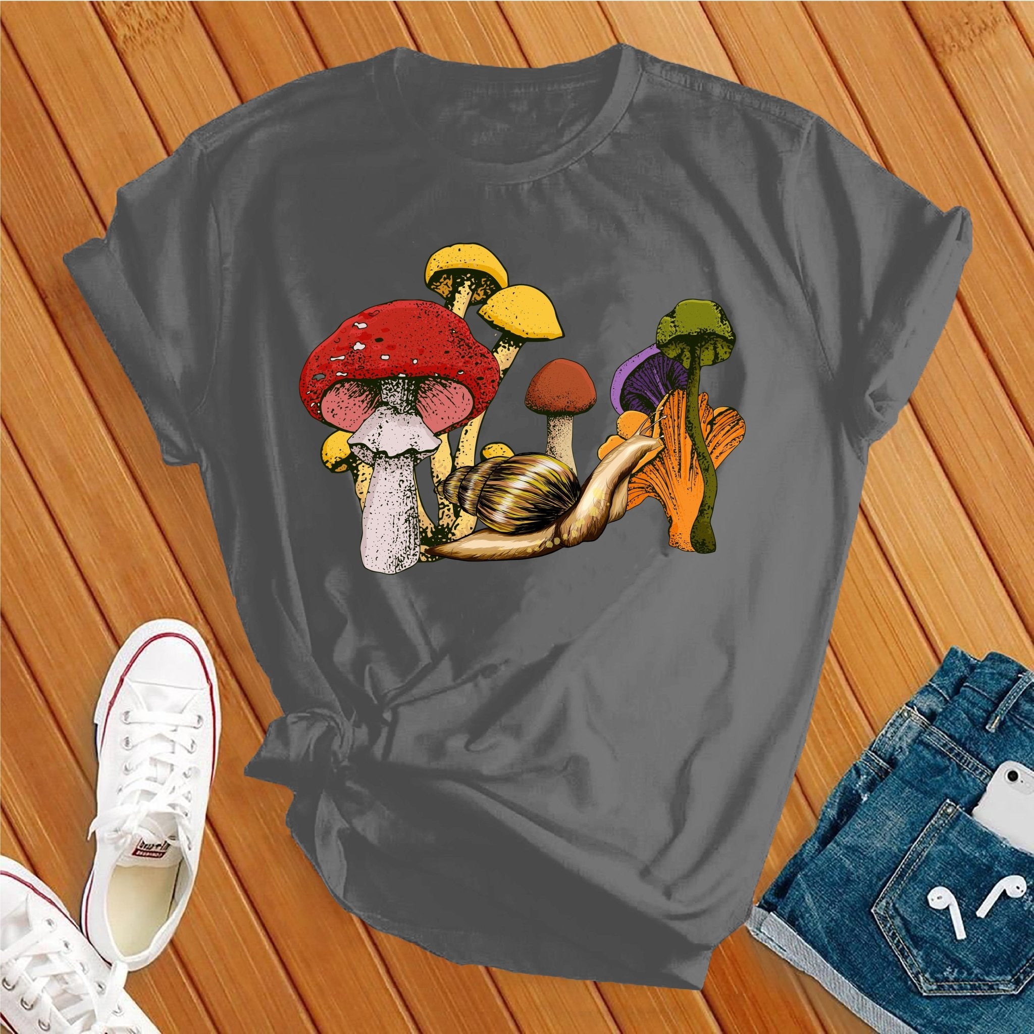 Mushroom Snail Tee - Love Tees