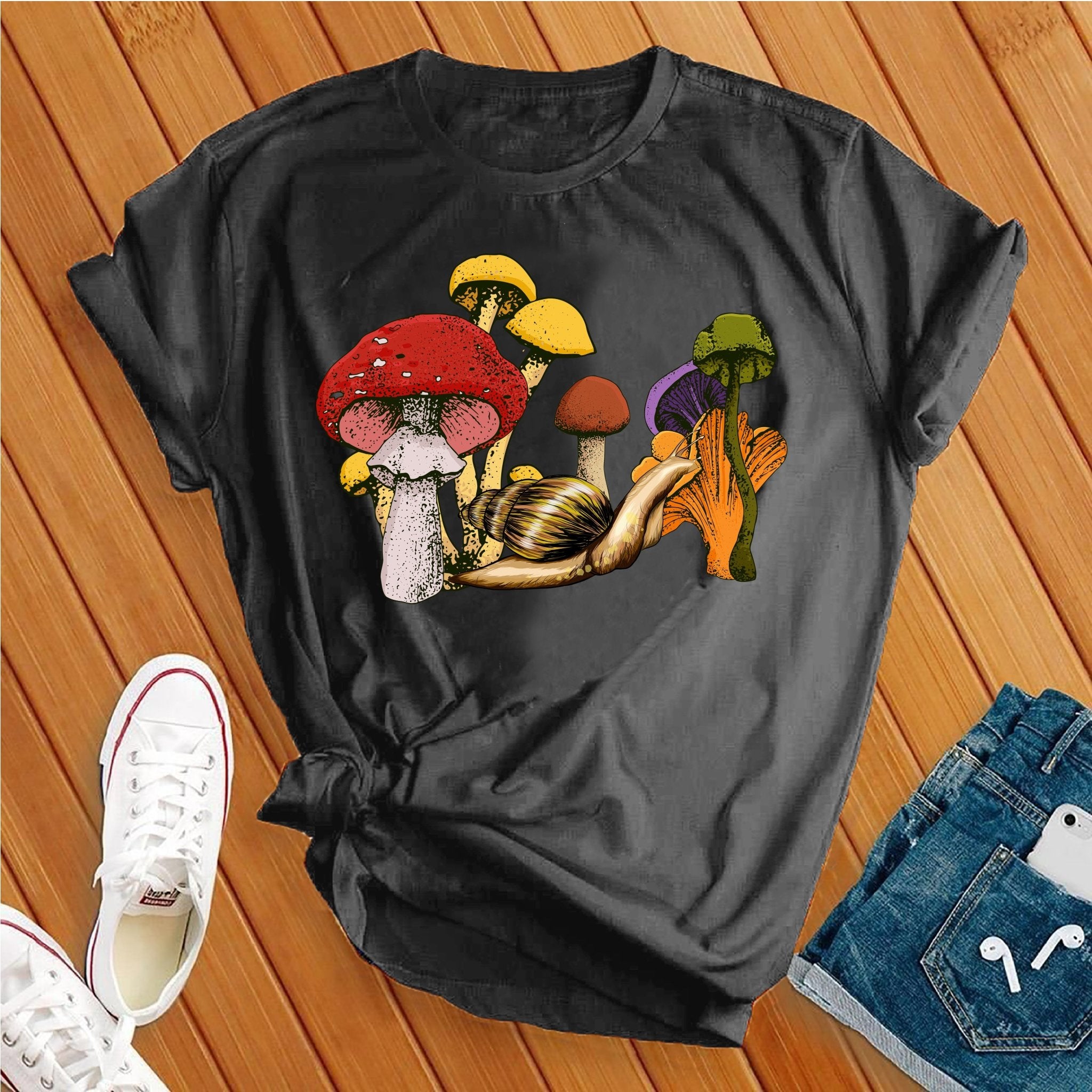 Mushroom Snail Tee - Love Tees