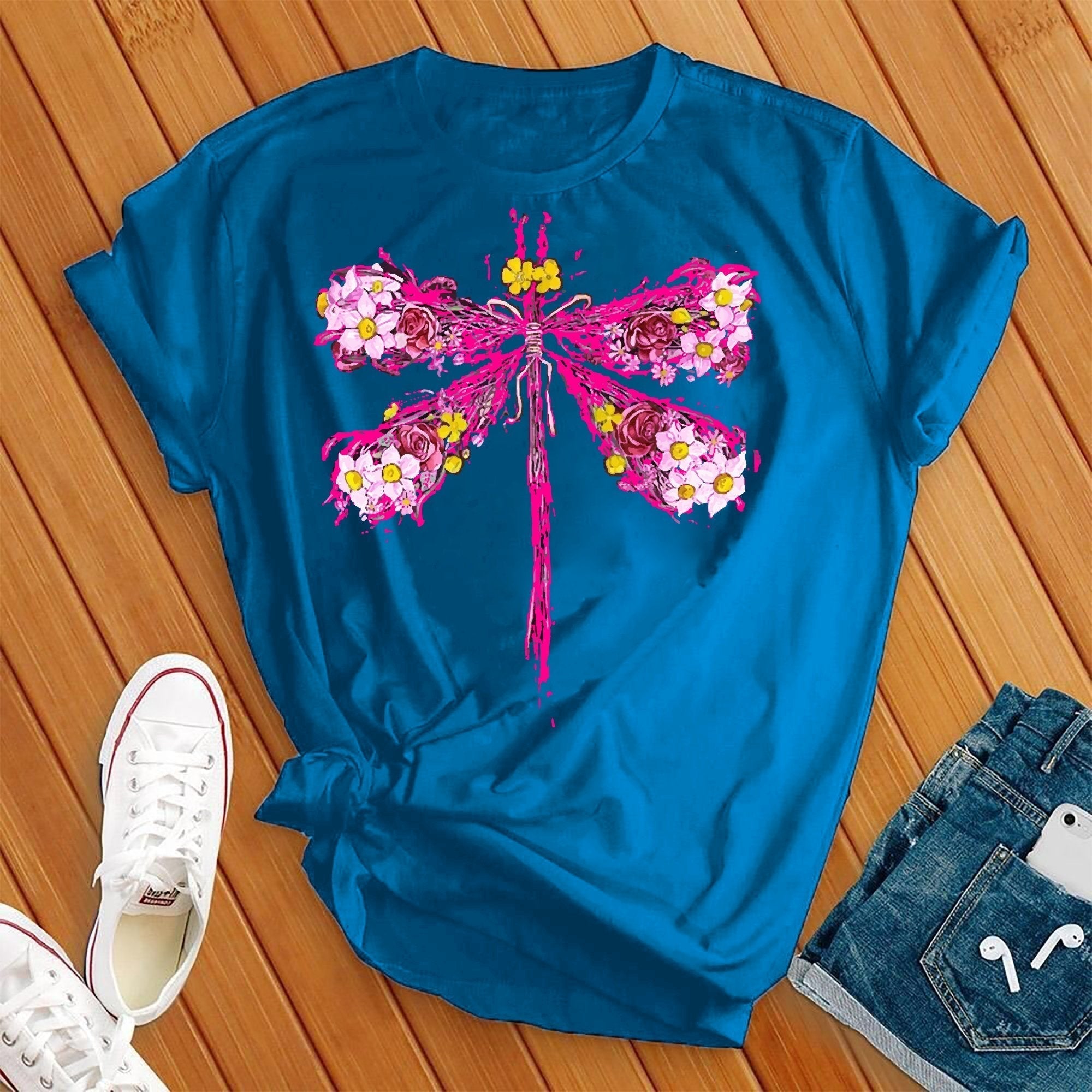 Neon Dragonfly Tee - Love Tees