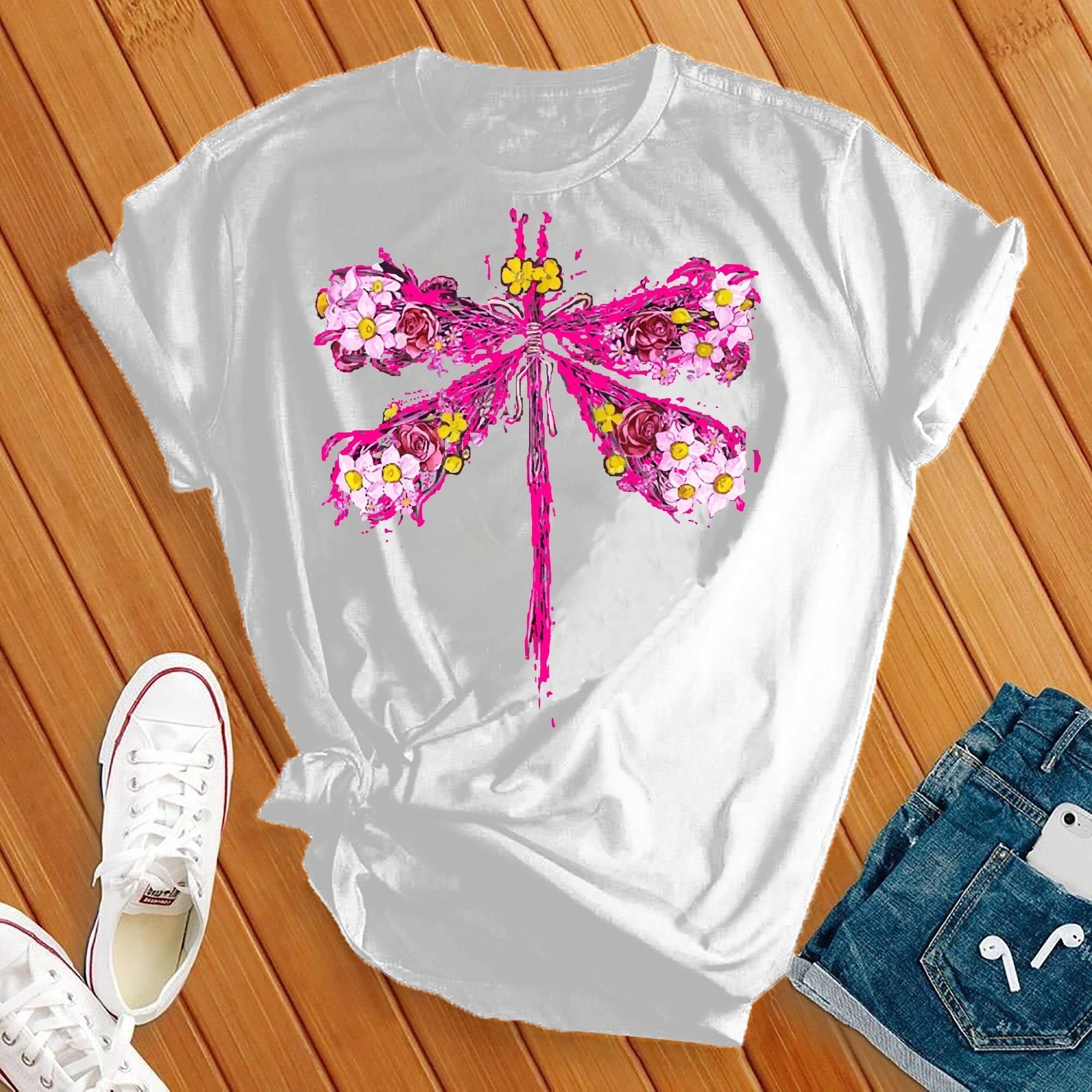 Neon Dragonfly Tee - Love Tees