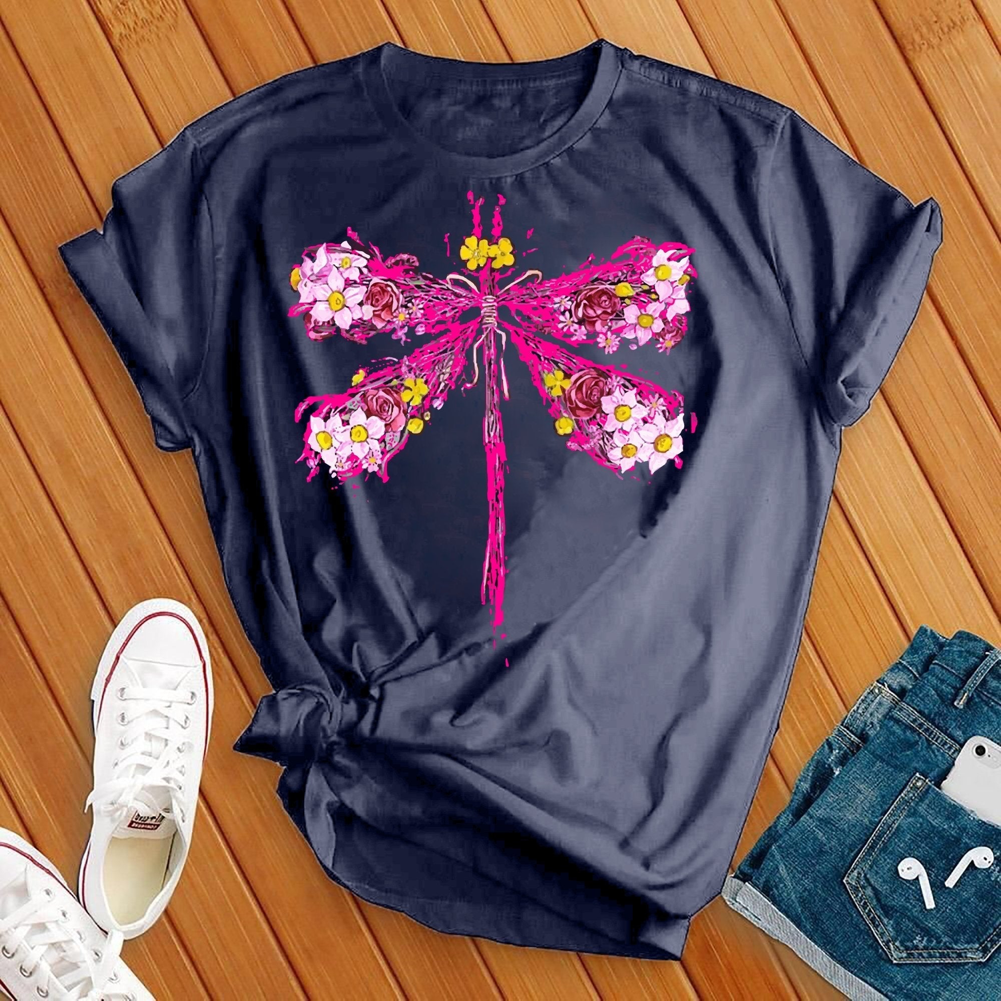 Neon Dragonfly Tee - Love Tees