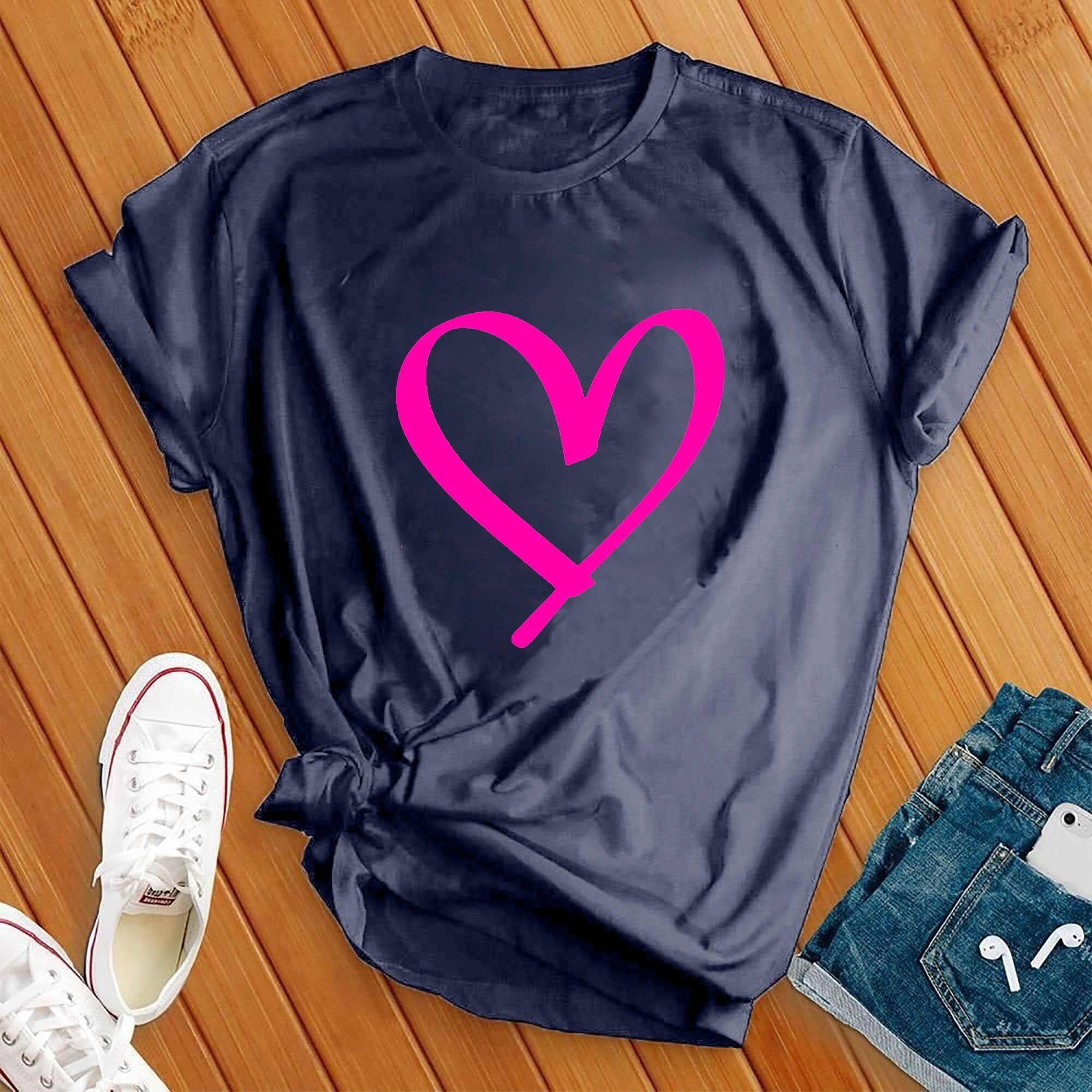 Neon Heart Tee - Love Tees