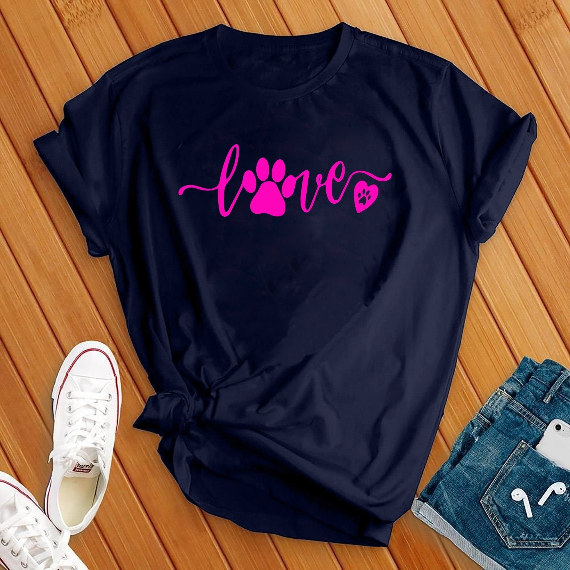 Neon Love Paw Tee - Love Tees