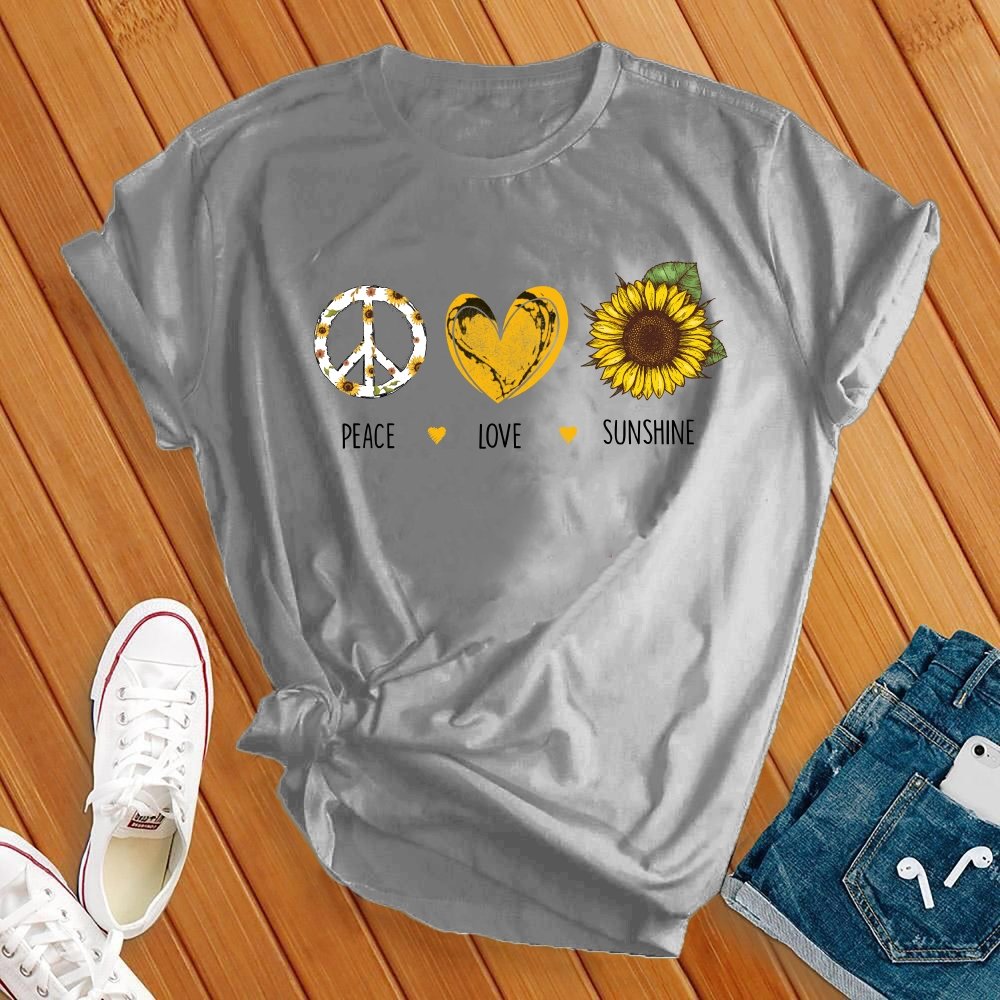 Peace Love Sunshine Tee - Love Tees