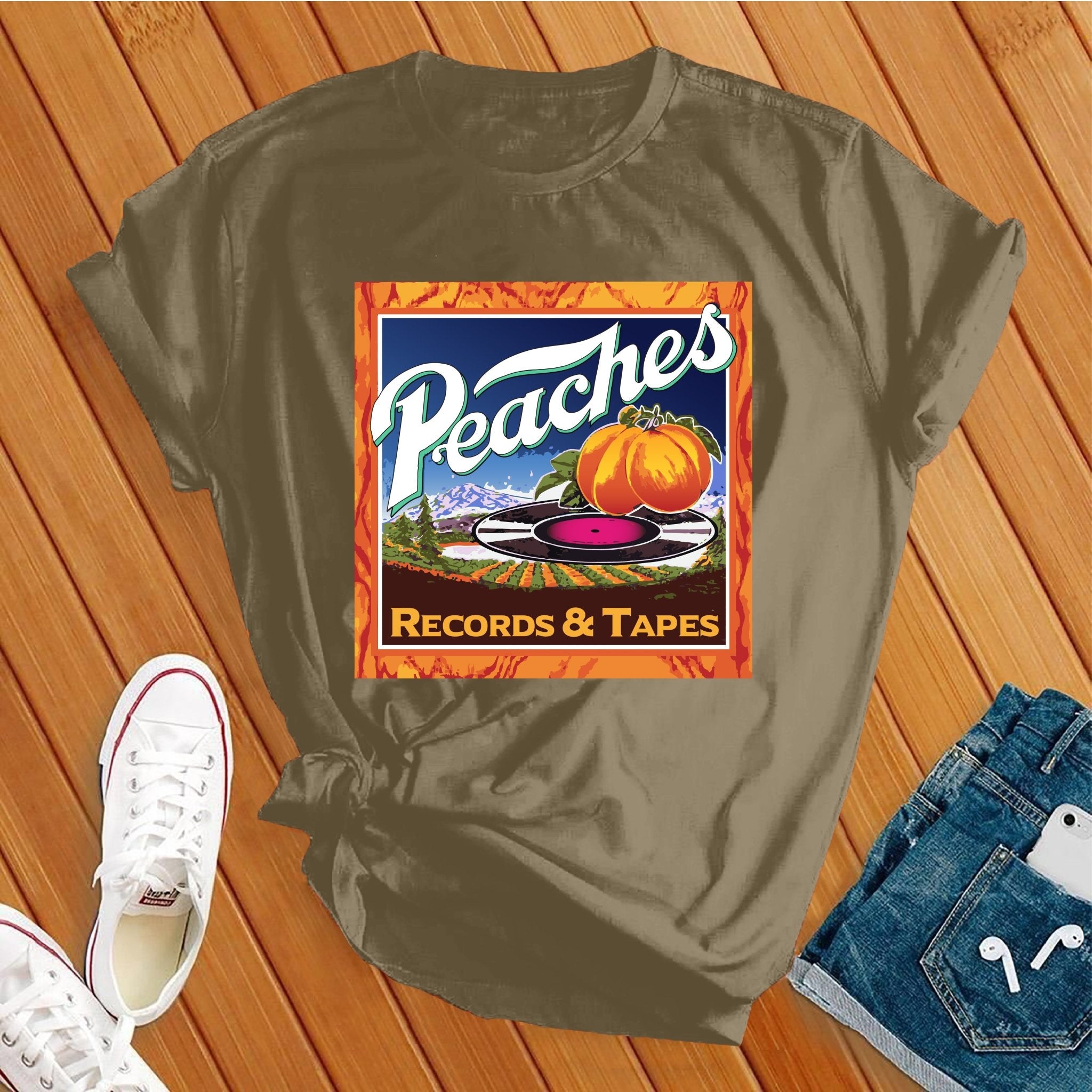 Peaches Record Tee - Love Tees