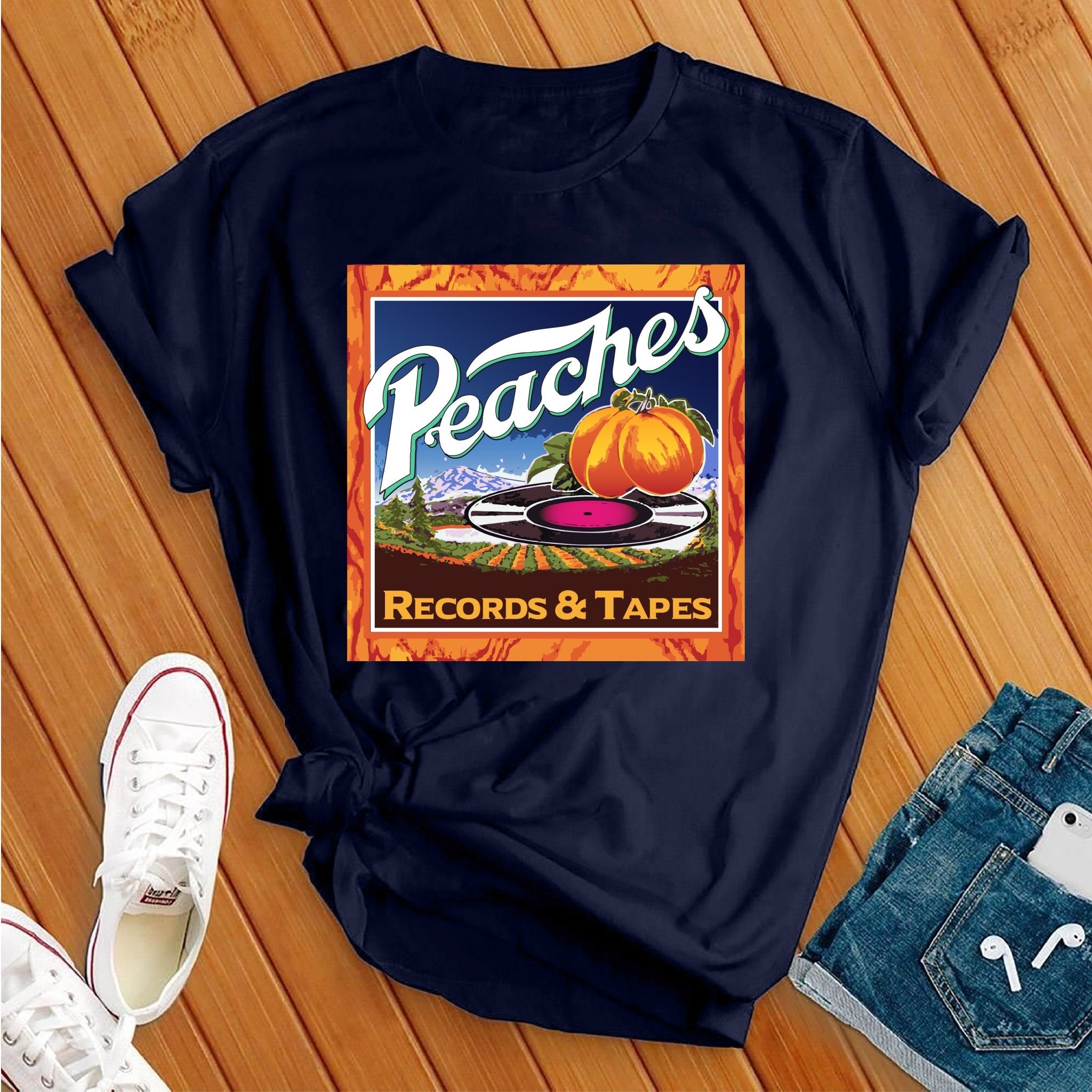 Peaches Record Tee - Love Tees