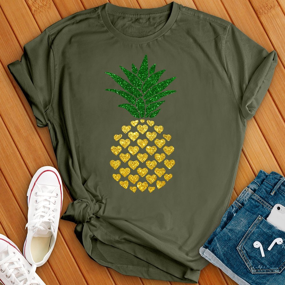 Pineapple Hearts Tee - Love Tees