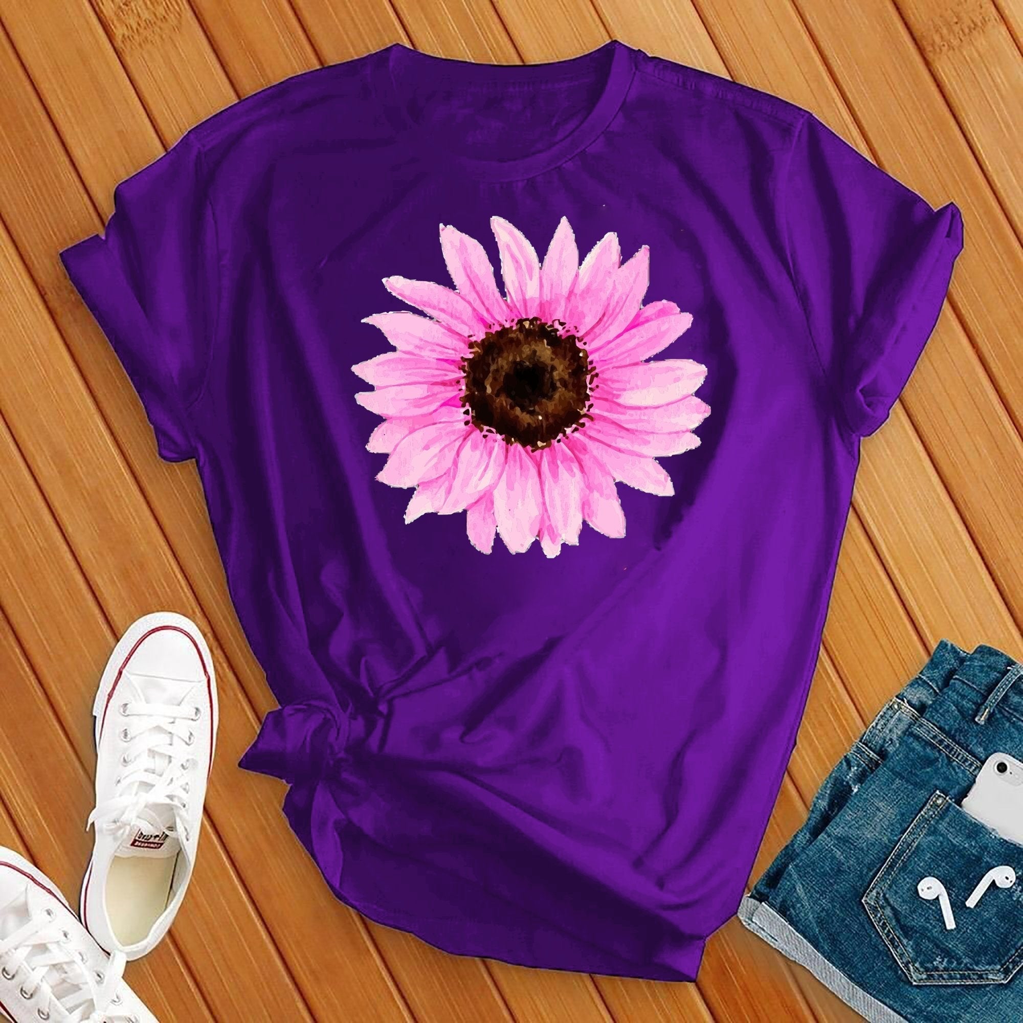 Pink Sunflower Tee - Love Tees