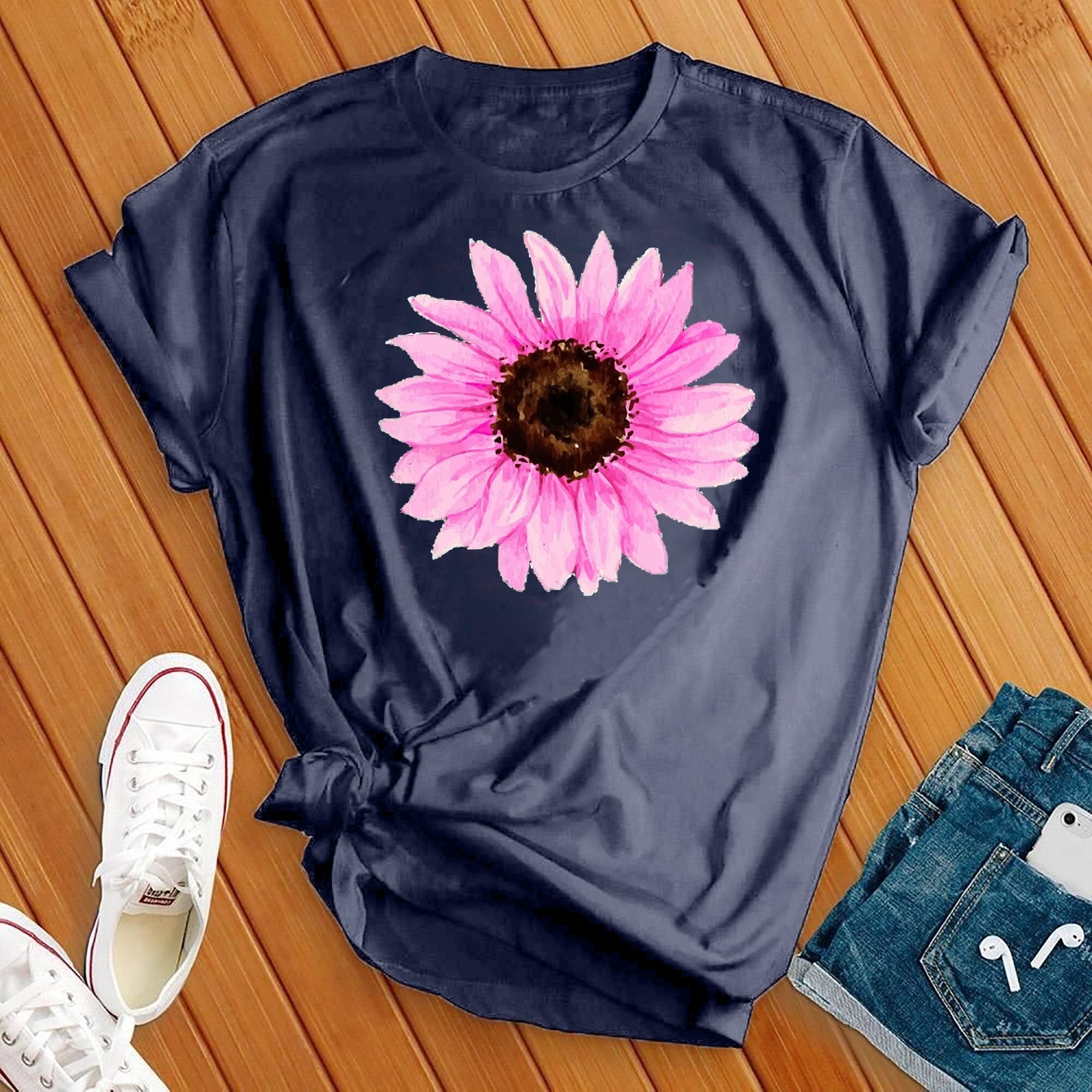 Pink Sunflower Tee - Love Tees