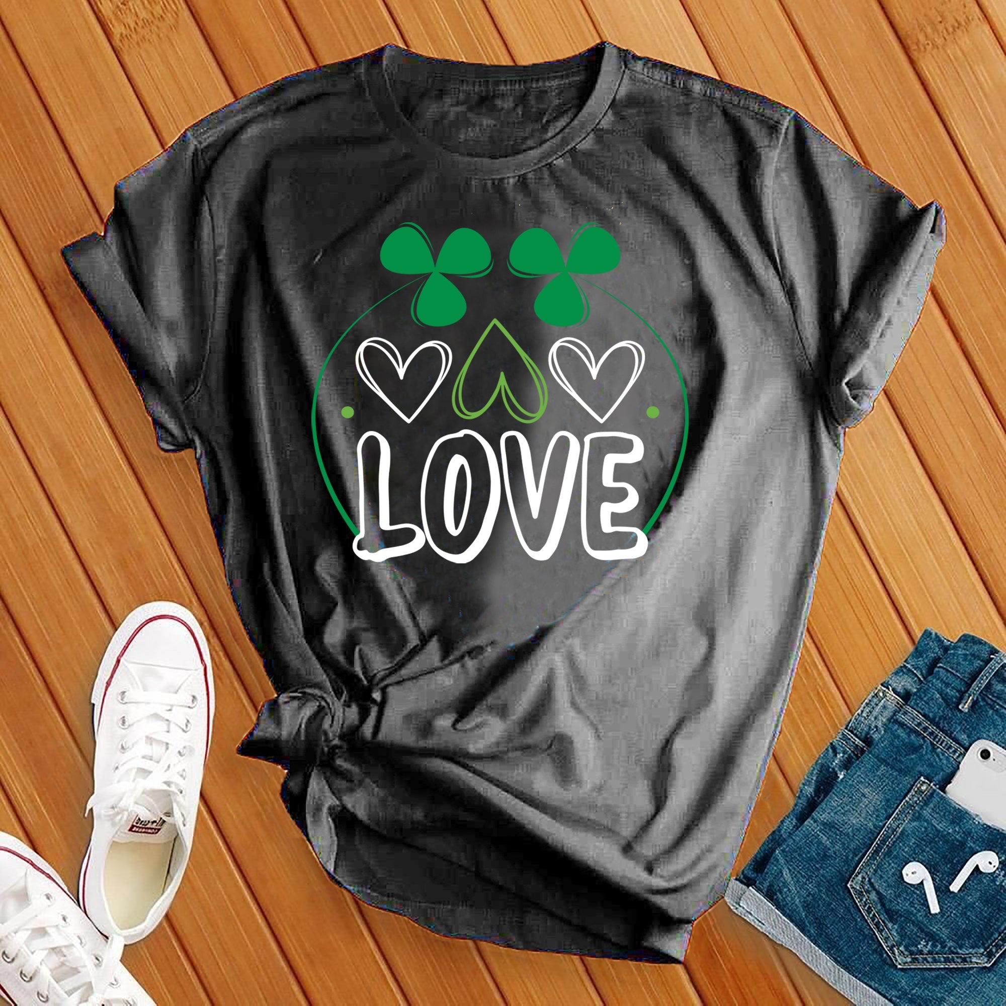 Saint Patrick's Day Love Luck Tee - Love Tees