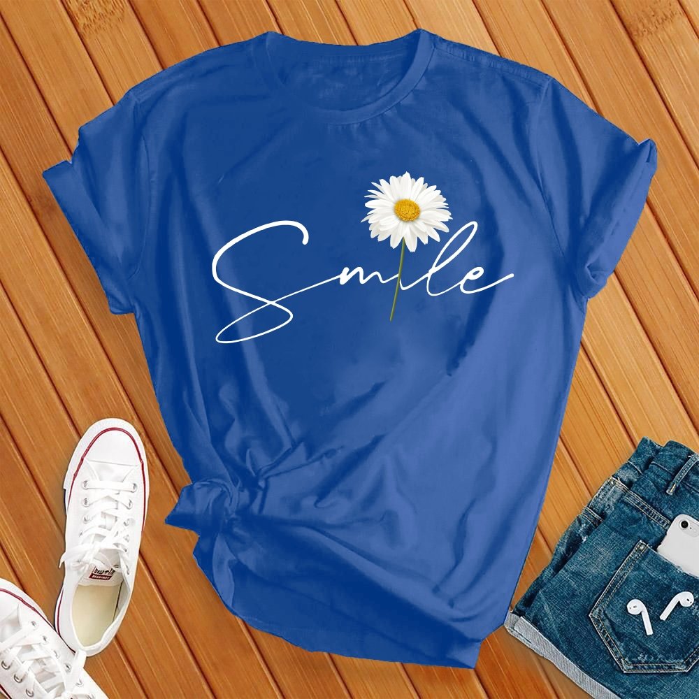 Smile Daisy Flower Tee - Love Tees