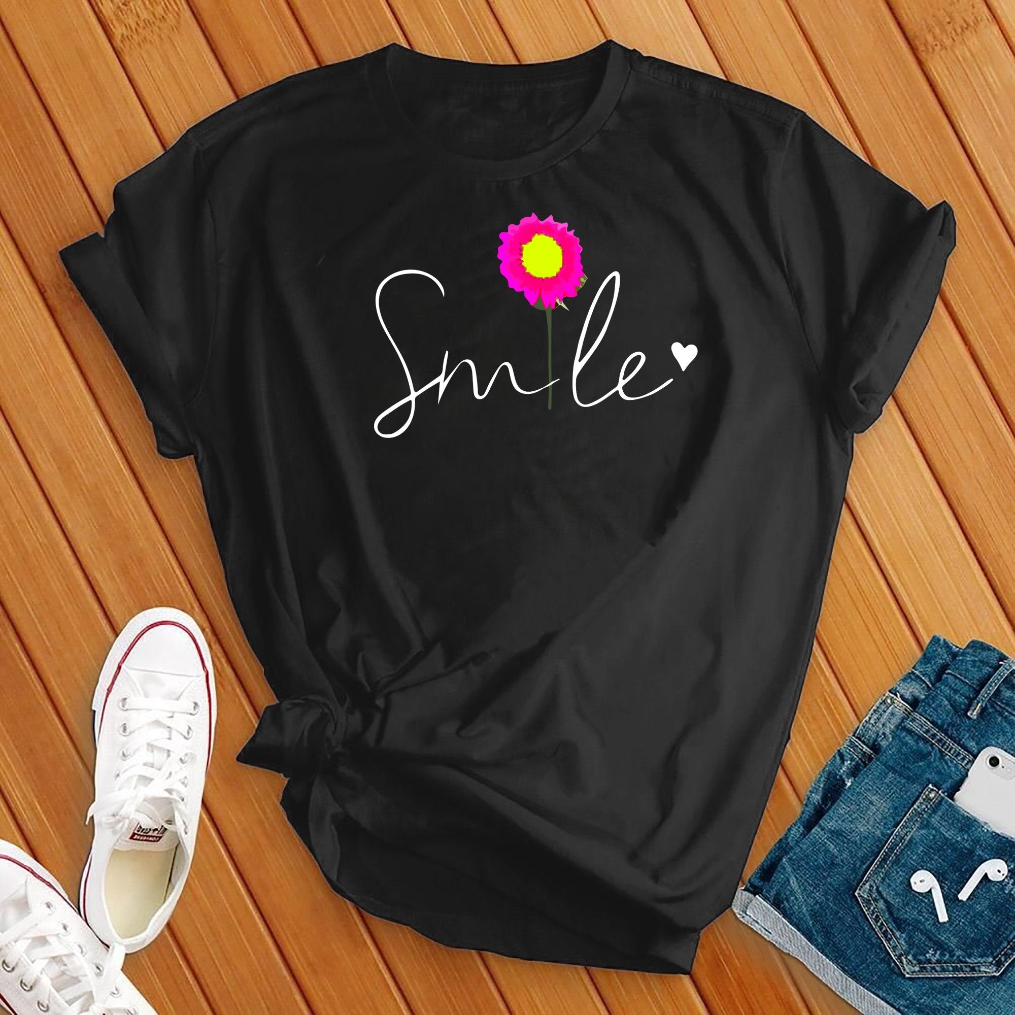 Smile Flower Tee - Love Tees