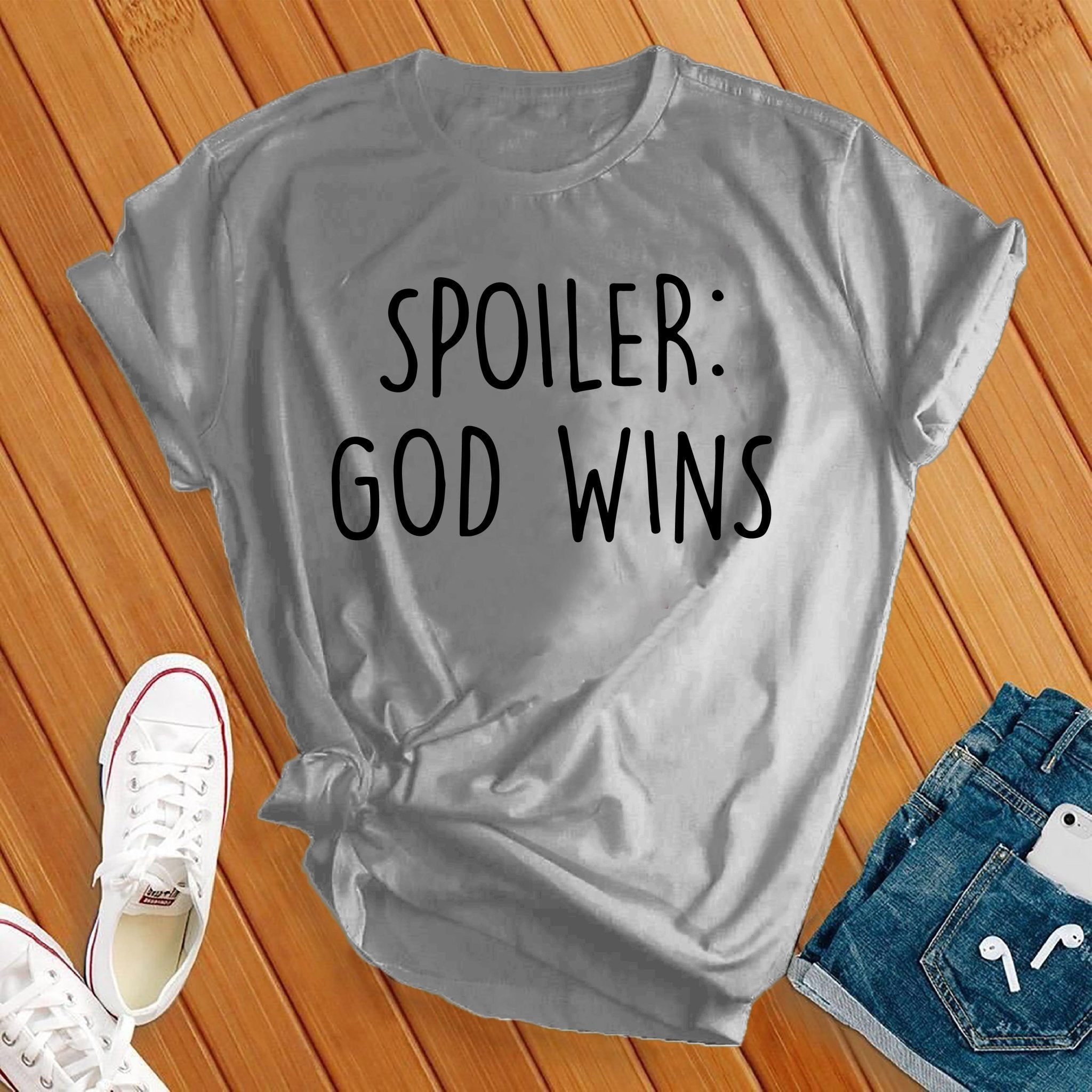 Spoiler: God Wins Tee - Love Tees