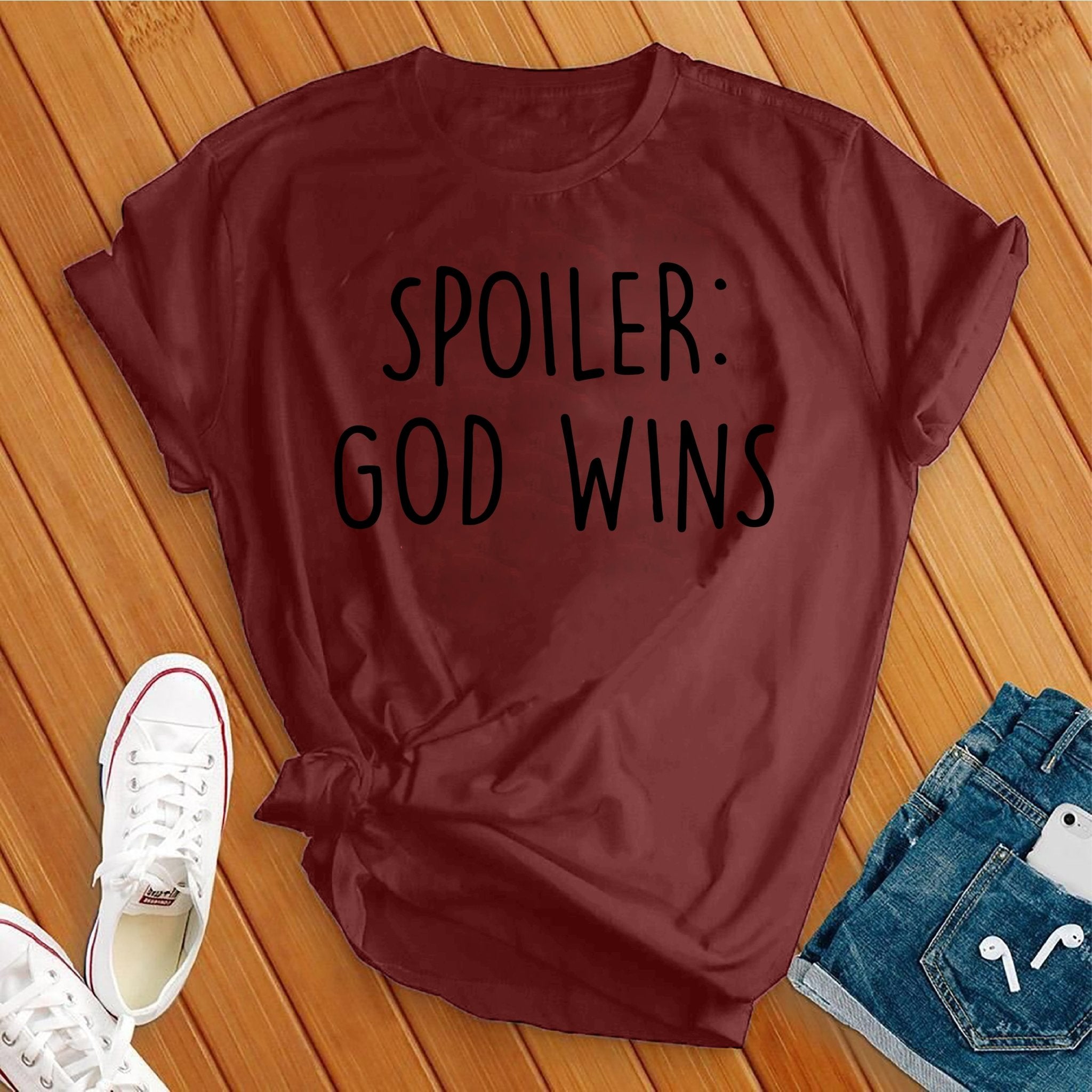 Spoiler: God Wins Tee - Love Tees