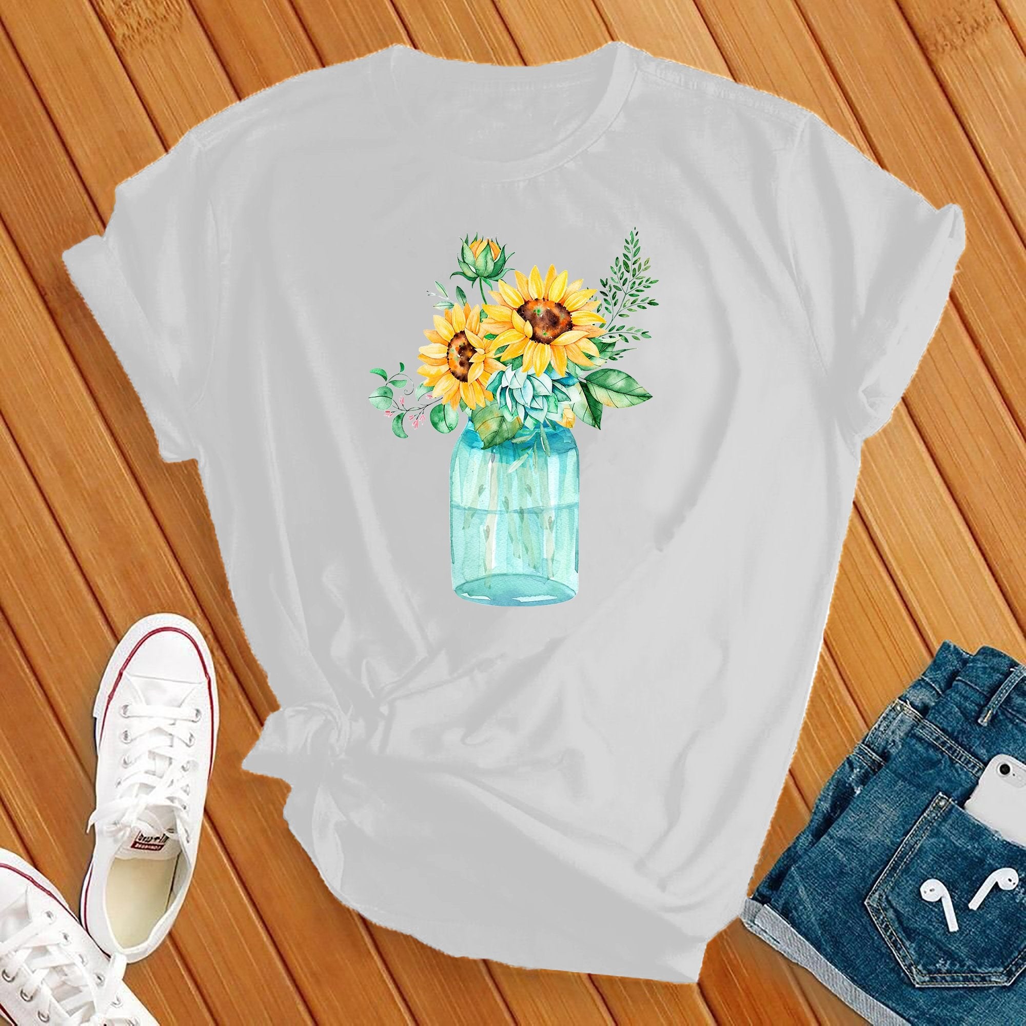 Sunflower Vase Tee - Love Tees