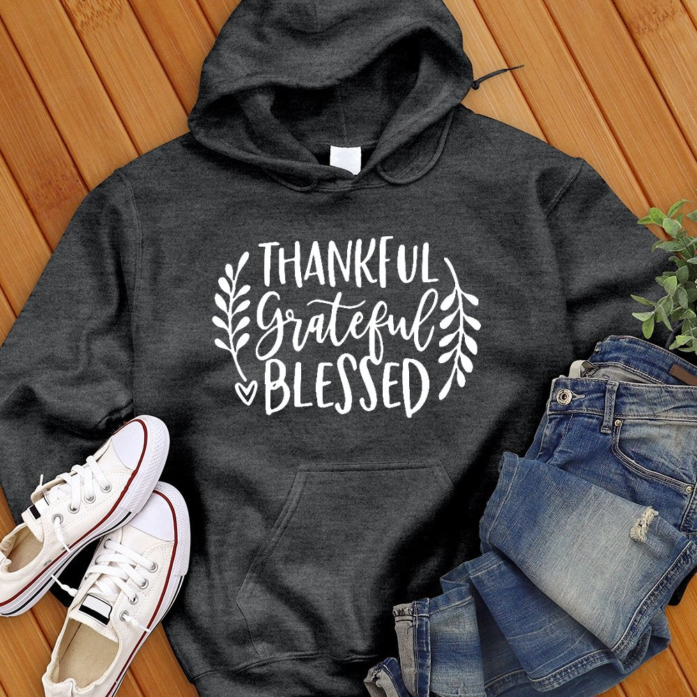 Thankful Grateful Blessed Sweatshirt - Love Tees