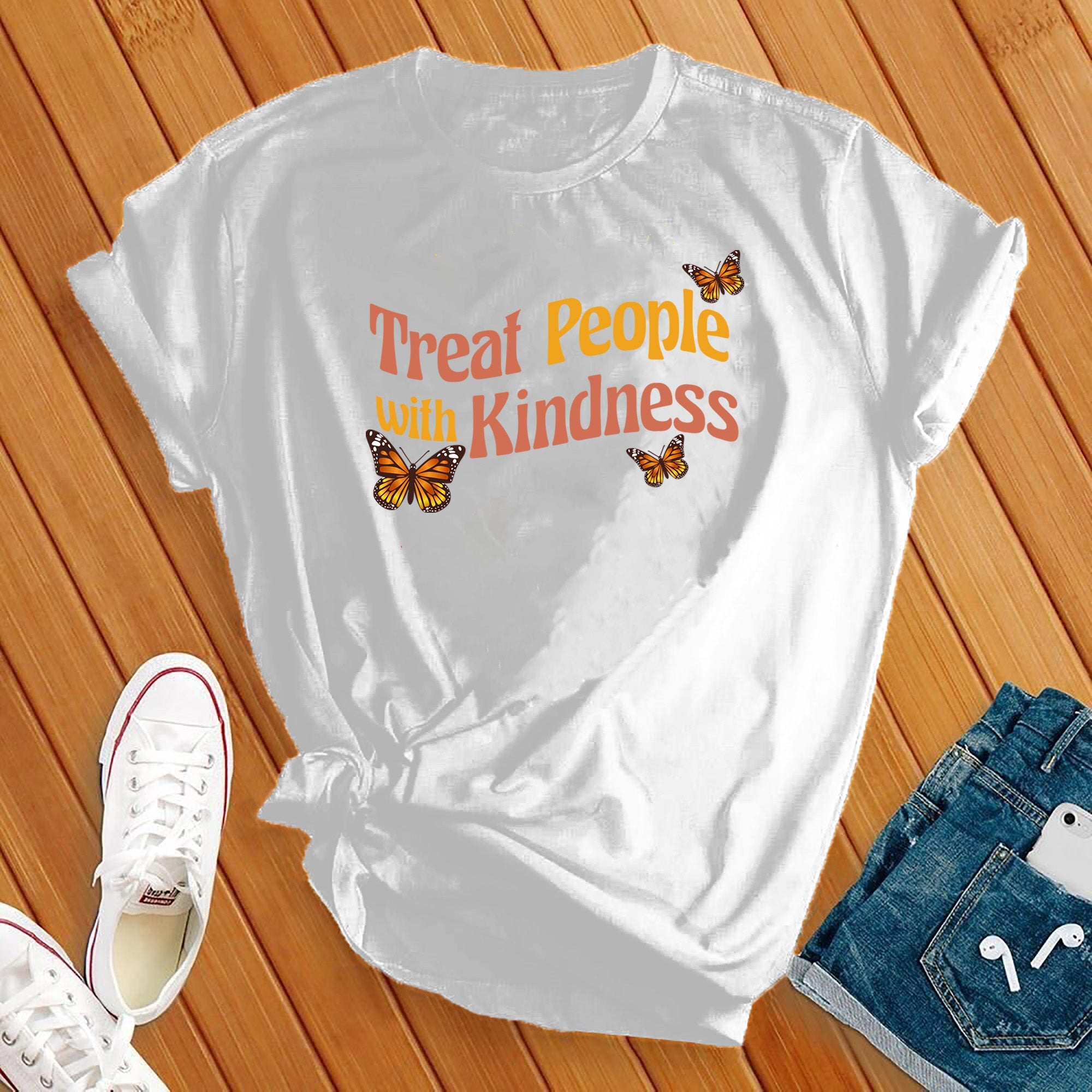 Treat People With Kindness Butterfly Tee - Love Tees