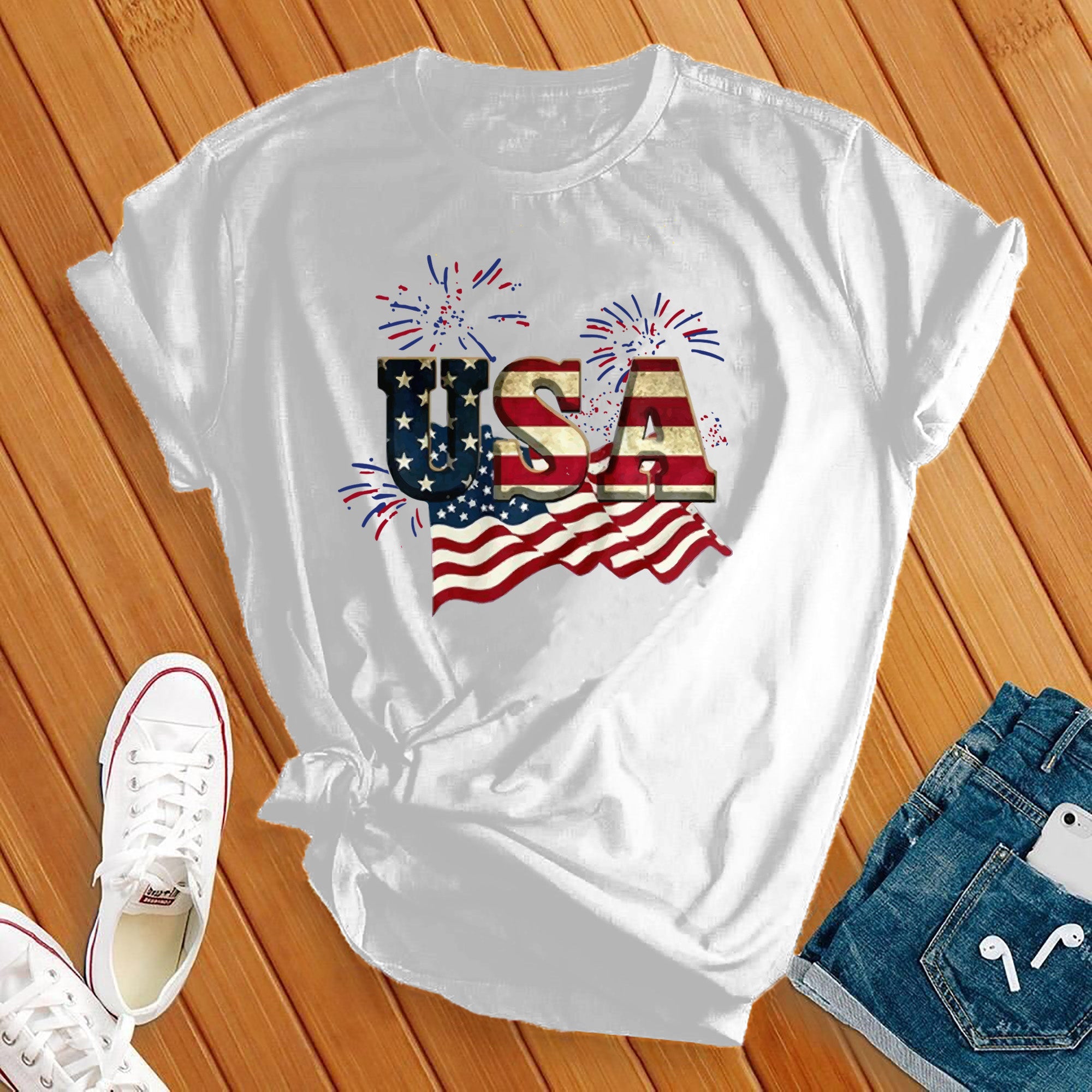 USA Flag American Pride Tee - Love Tees