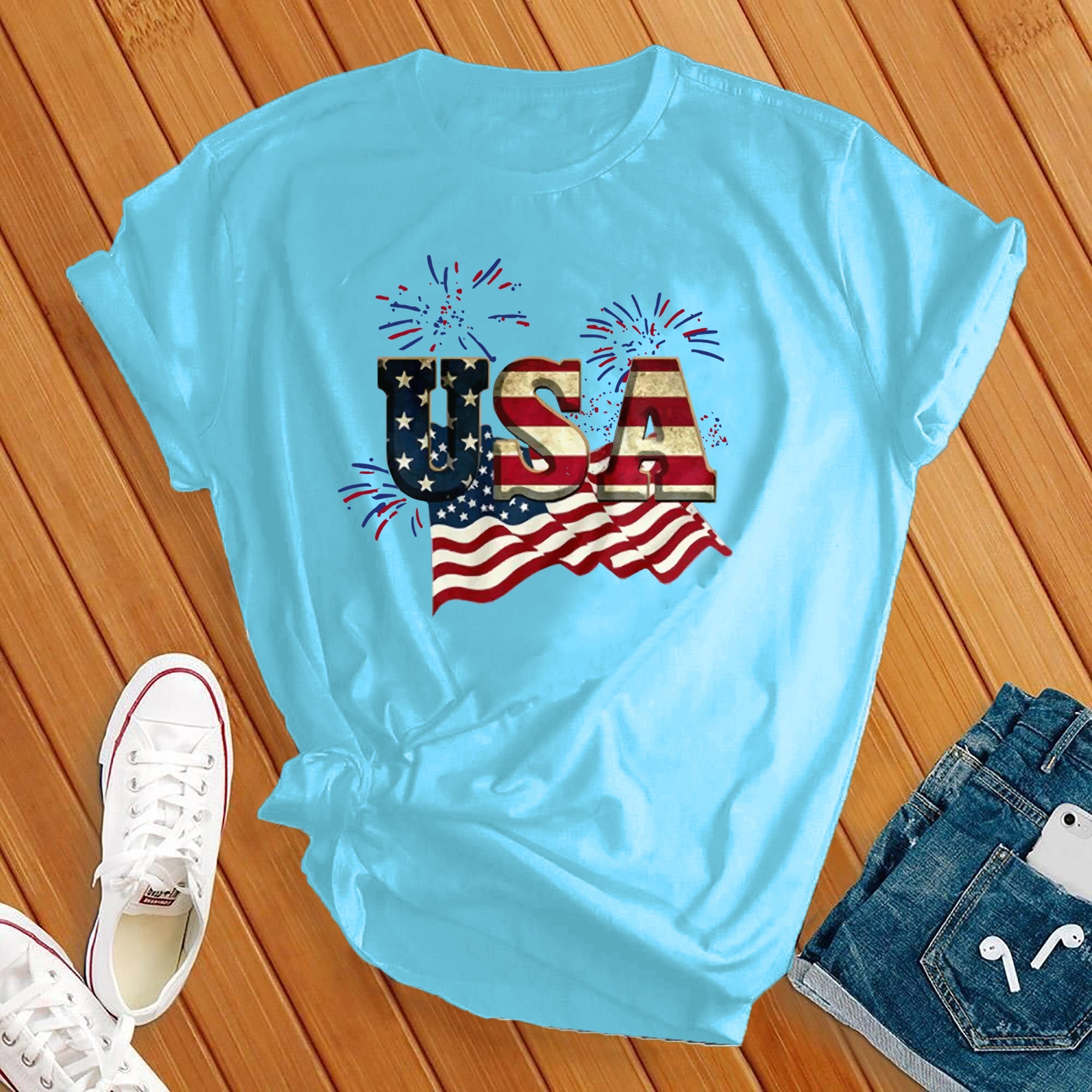 USA Flag American Pride Tee - Love Tees