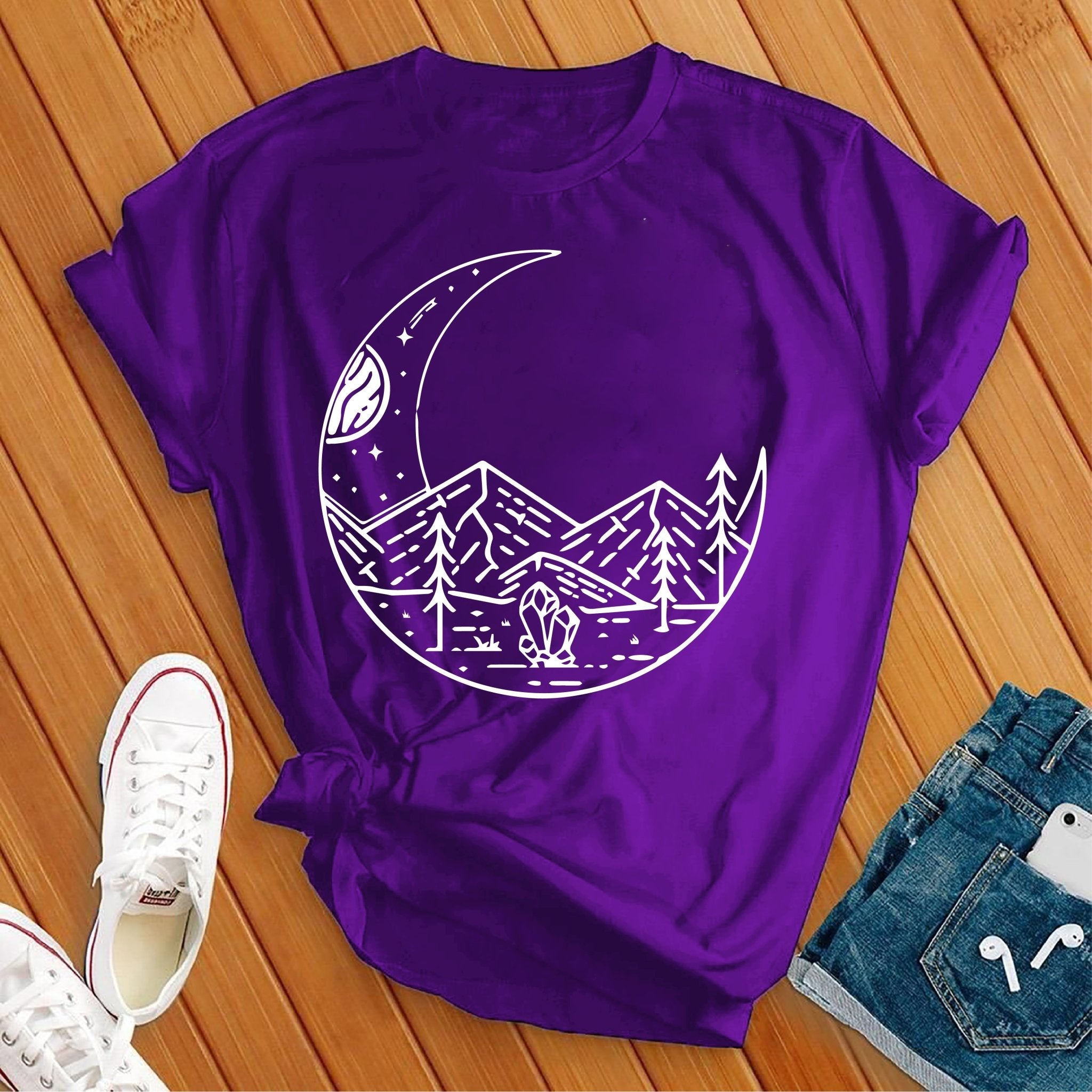 Wanderlust Moon Tee - Love Tees