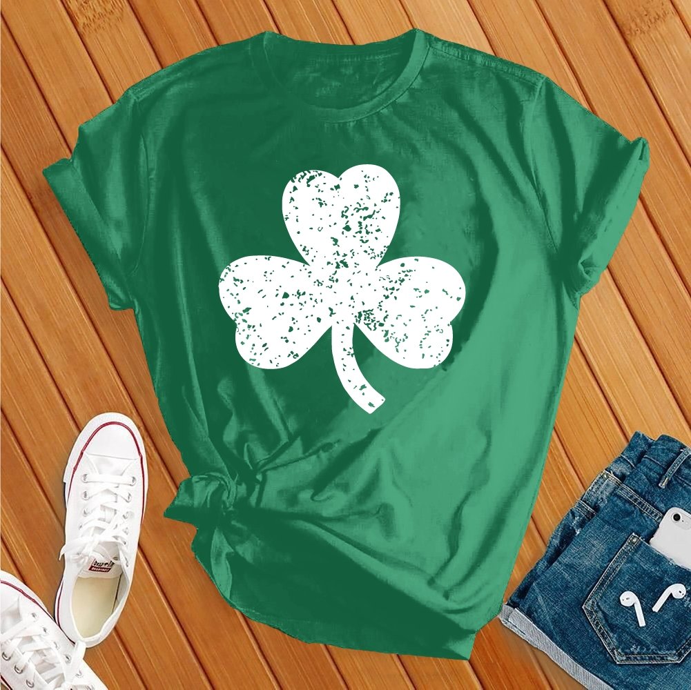 White Shamrock Tee - Love Tees